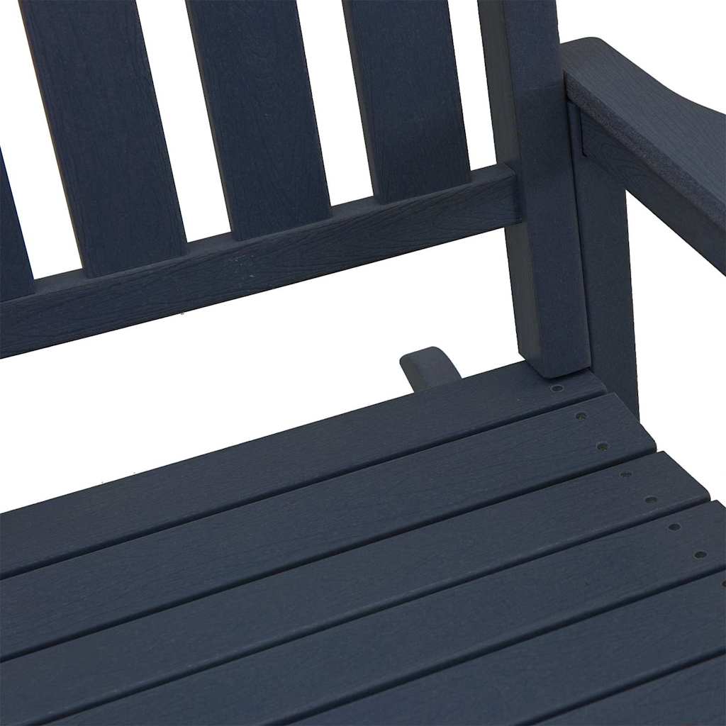 Sedia a dondolo 2 pz Navy Polietilene