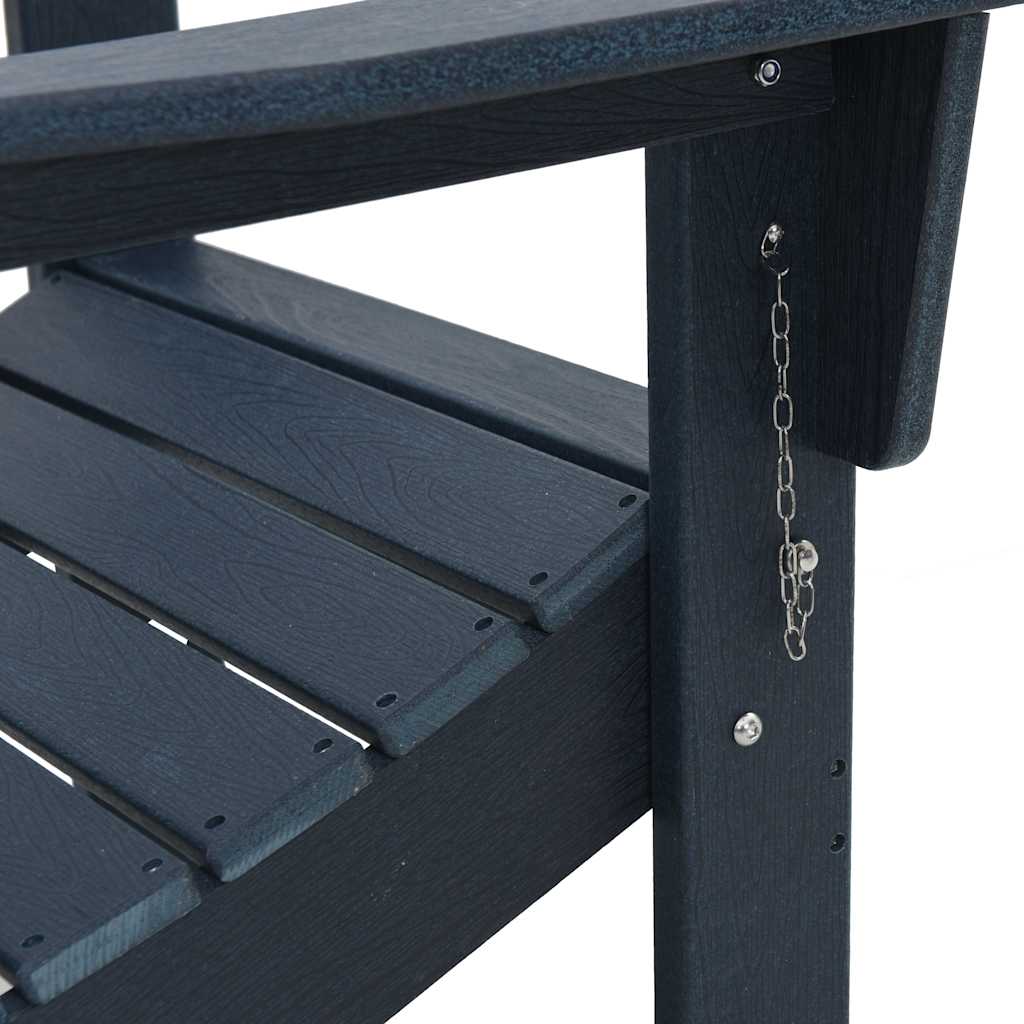 Sedia da Giardino 3 pz Navy Polietilene
