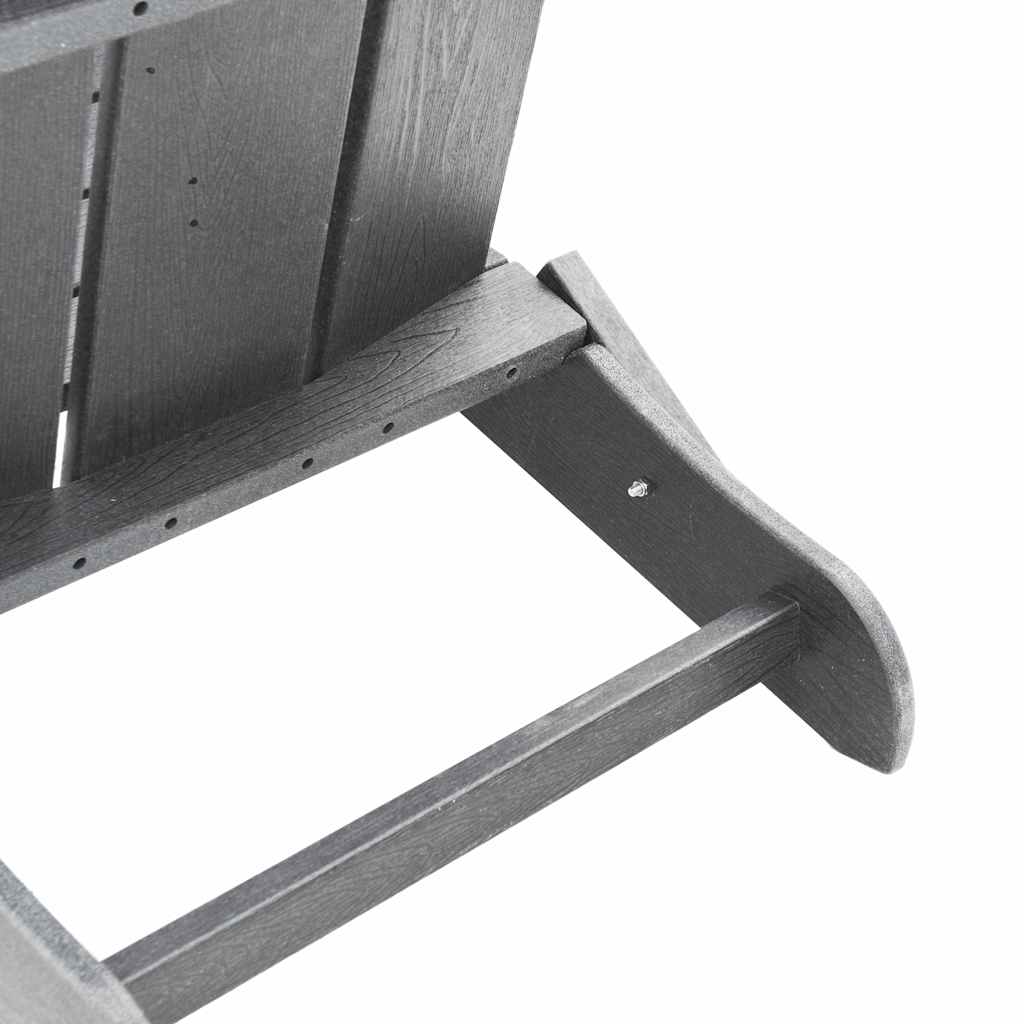 Sedia da Giardino 3 pz Grigio chiaro Polietilene