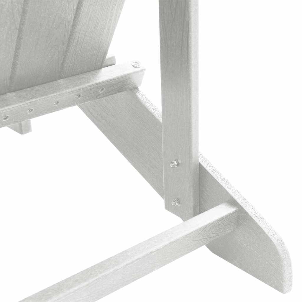 Sedia da Giardino 2 pz Bianco Polietilene
