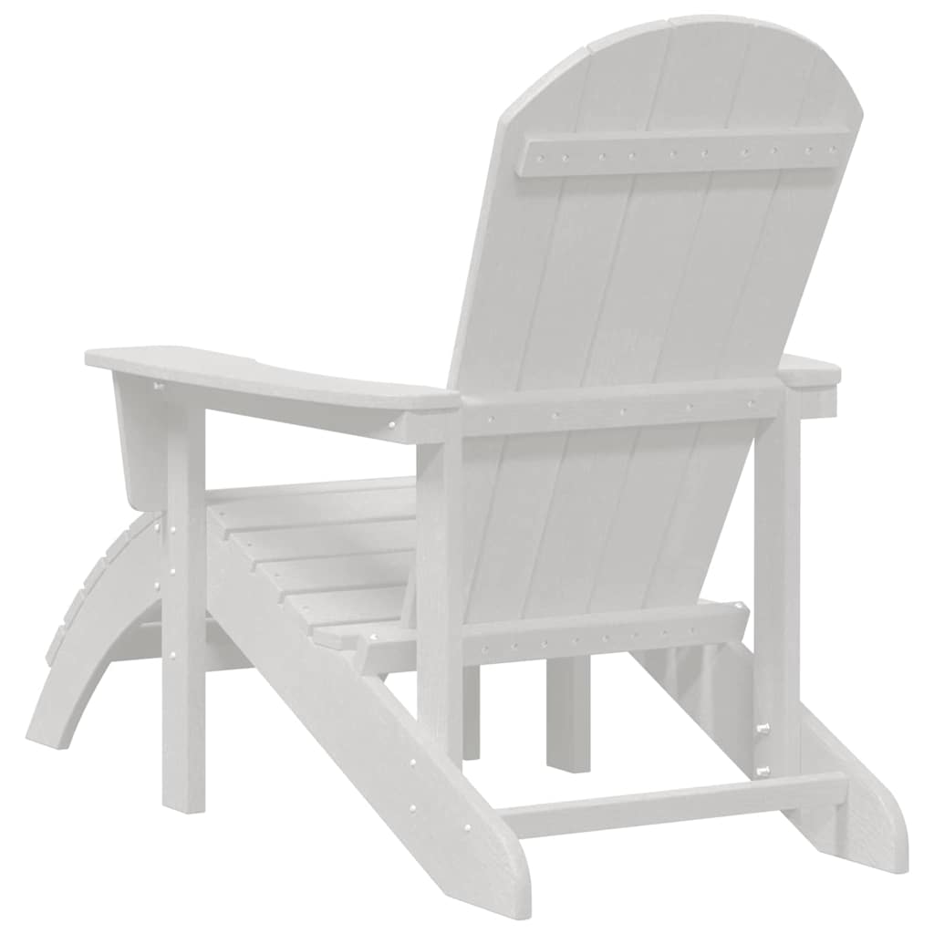 Sedia da Giardino 2 pz Bianco Polietilene