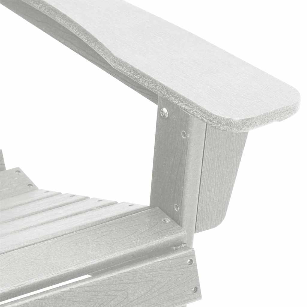 Sedia da Giardino 2 pz Bianco Polietilene