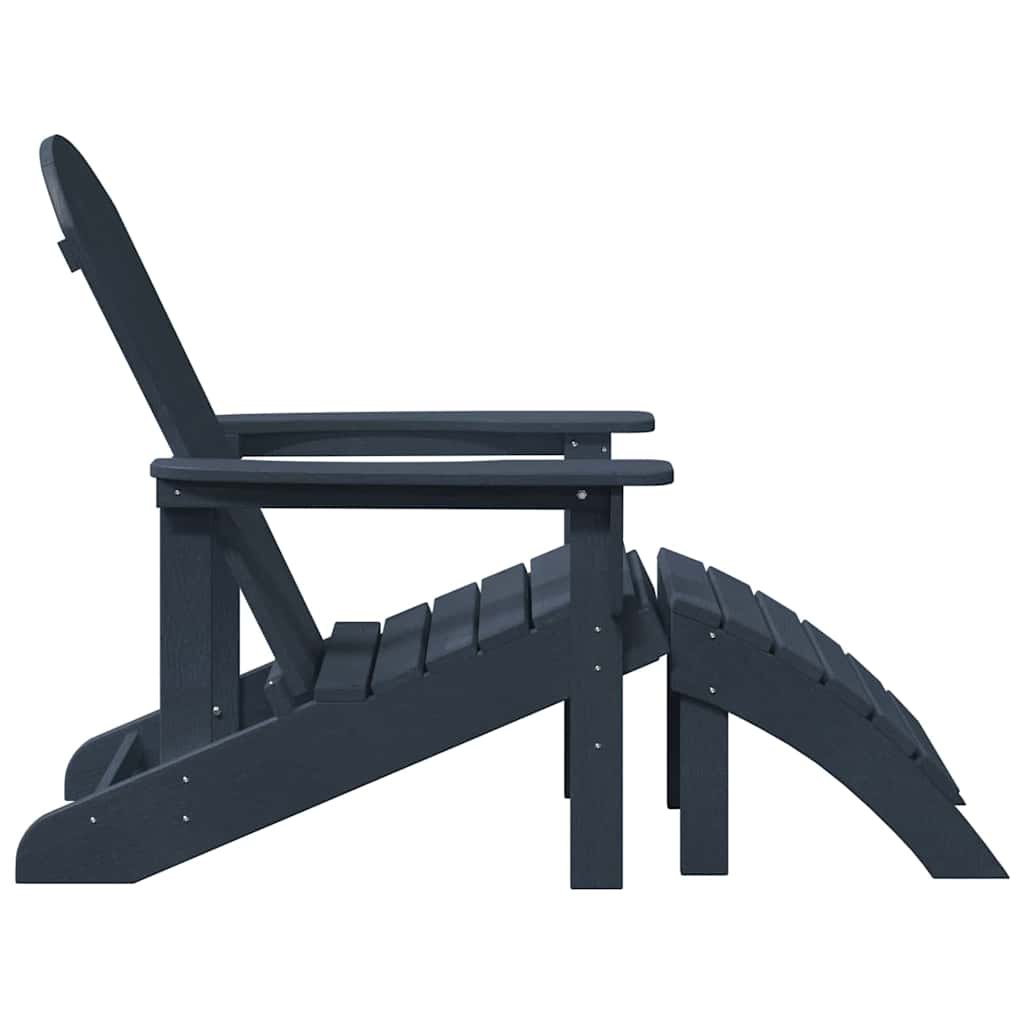 Sedia da Giardino 2 pz Navy Polietilene