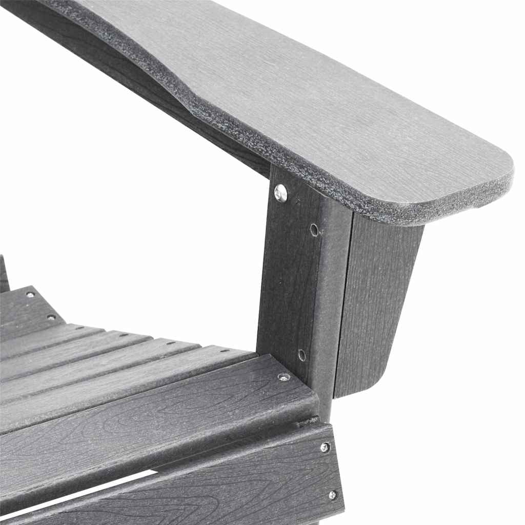 Sedia da Giardino 2 pz Grigio chiaro Polietilene