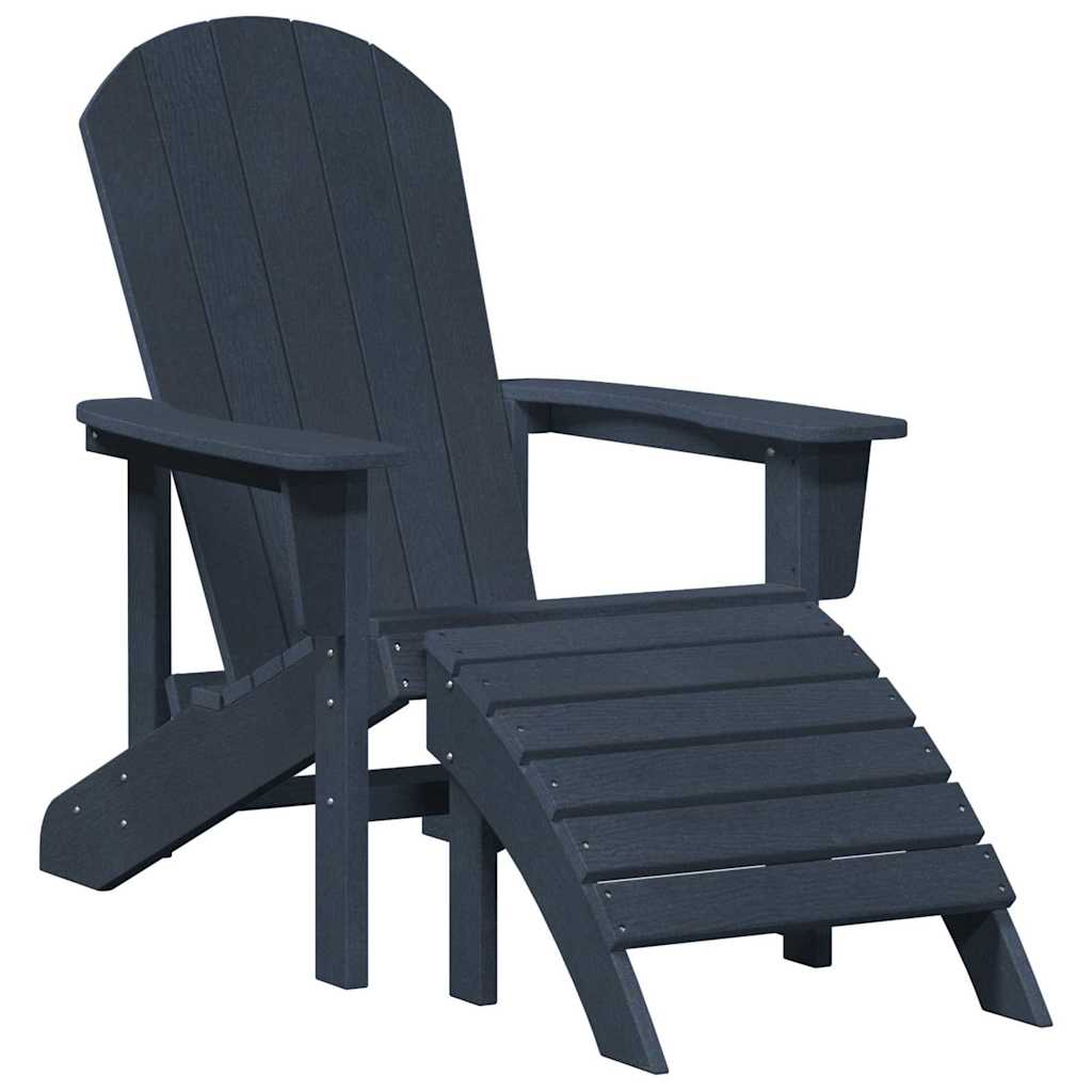 Sedia da Giardino 3 pz Navy Polietilene