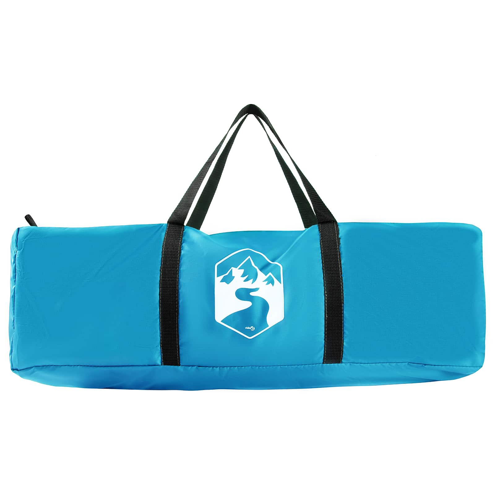Set di Tende da Campeggio 2 pz 6 persona Blu Taffeta e Tessuto