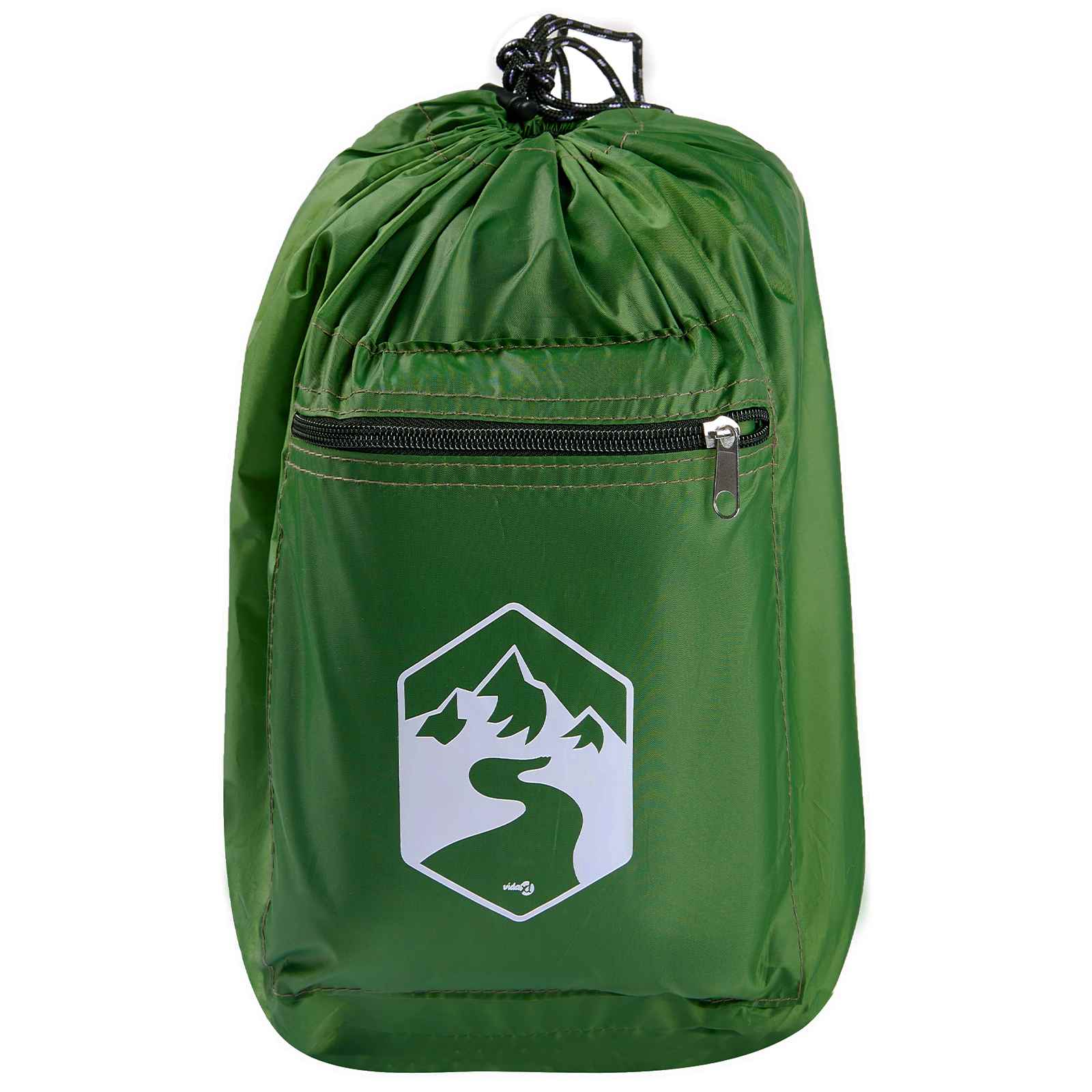 Set di Tende da Campeggio 2 pz 6 persona Verde