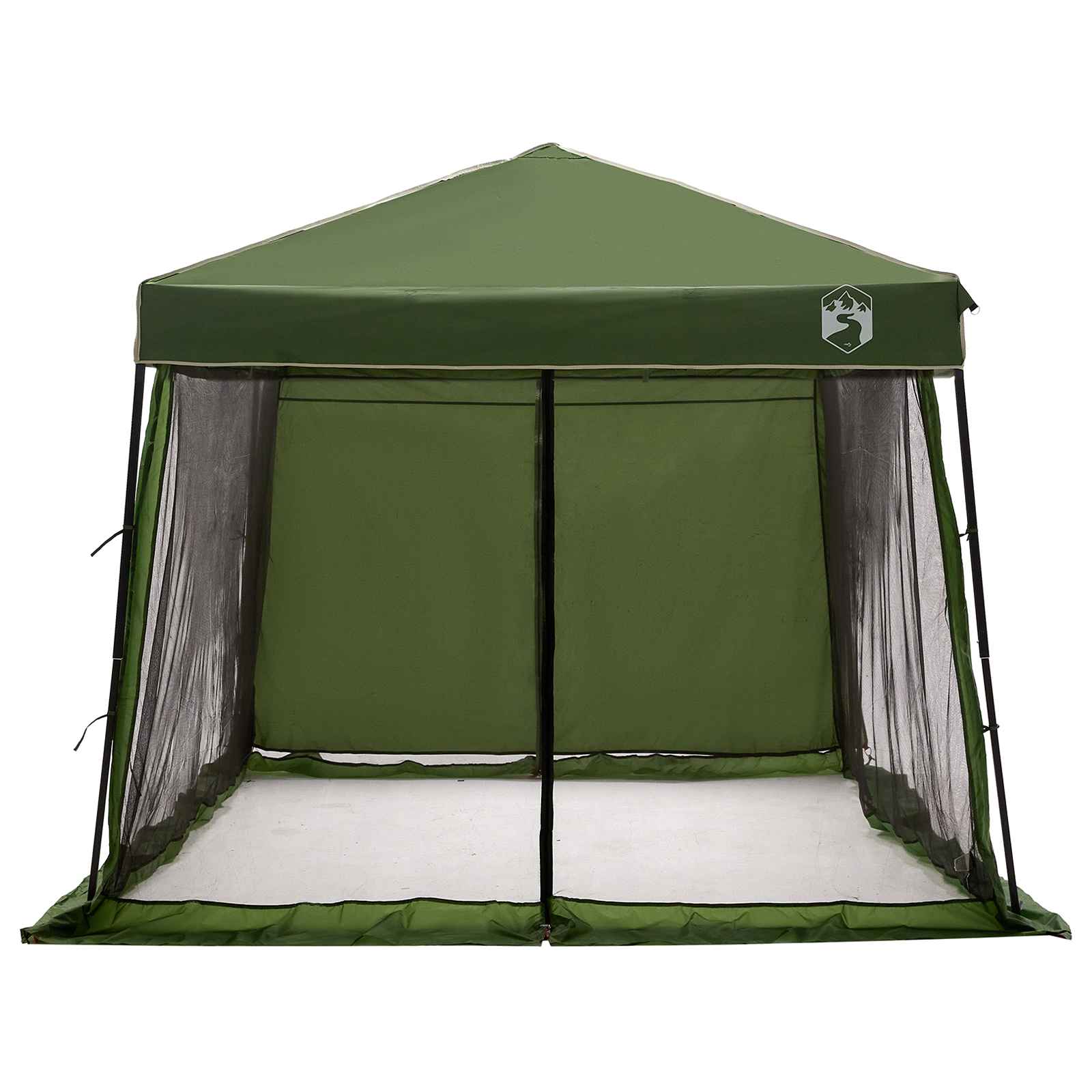 Set di Tende da Campeggio 2 pz 6 persona Verde