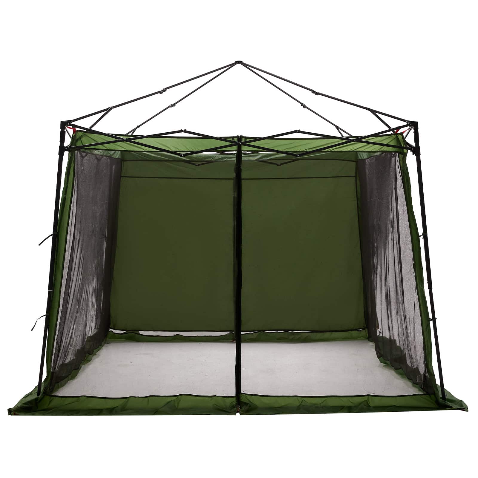 Set di Tende da Campeggio 2 pz 6 persona Verde