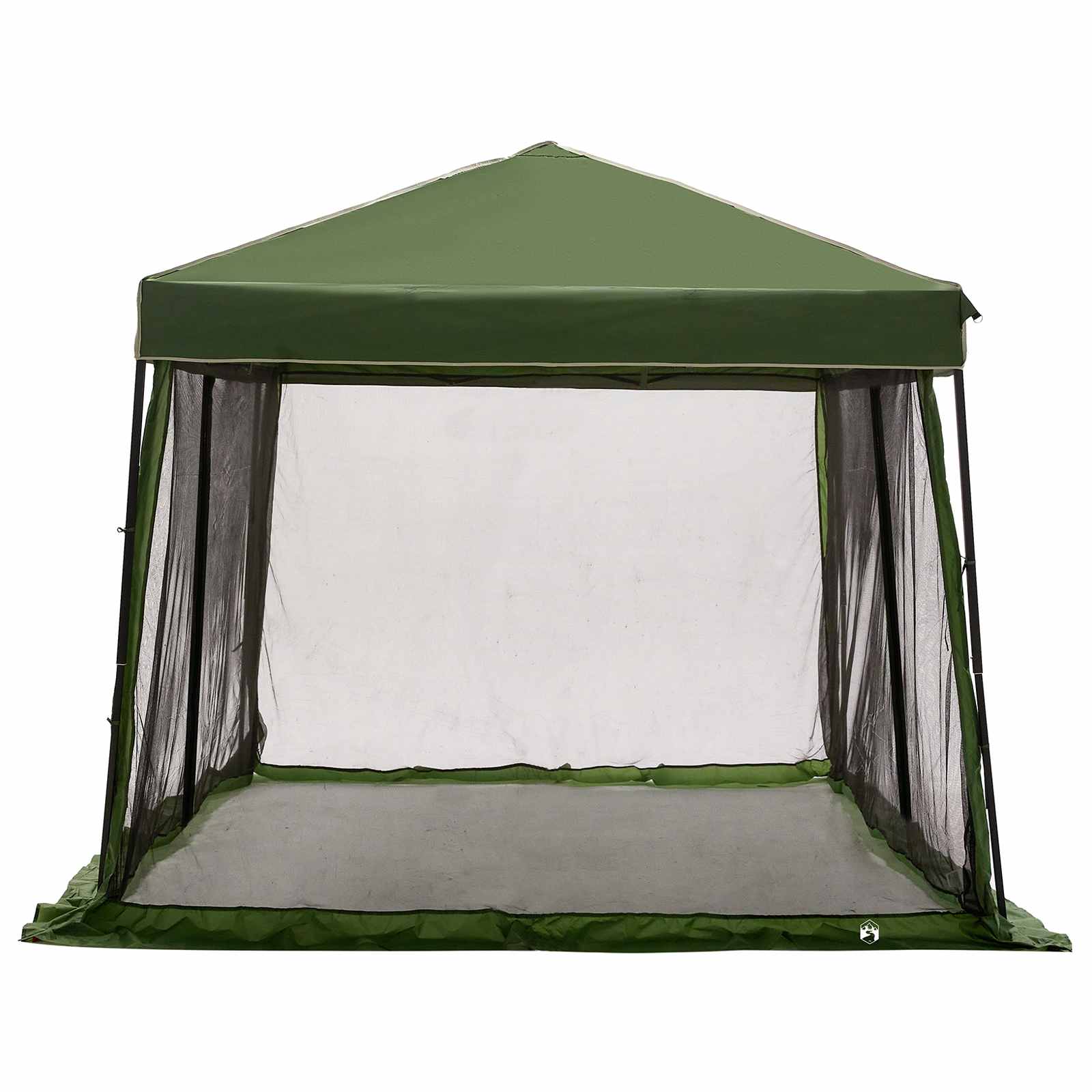 Set di Tende da Campeggio 2 pz 6 persona Verde