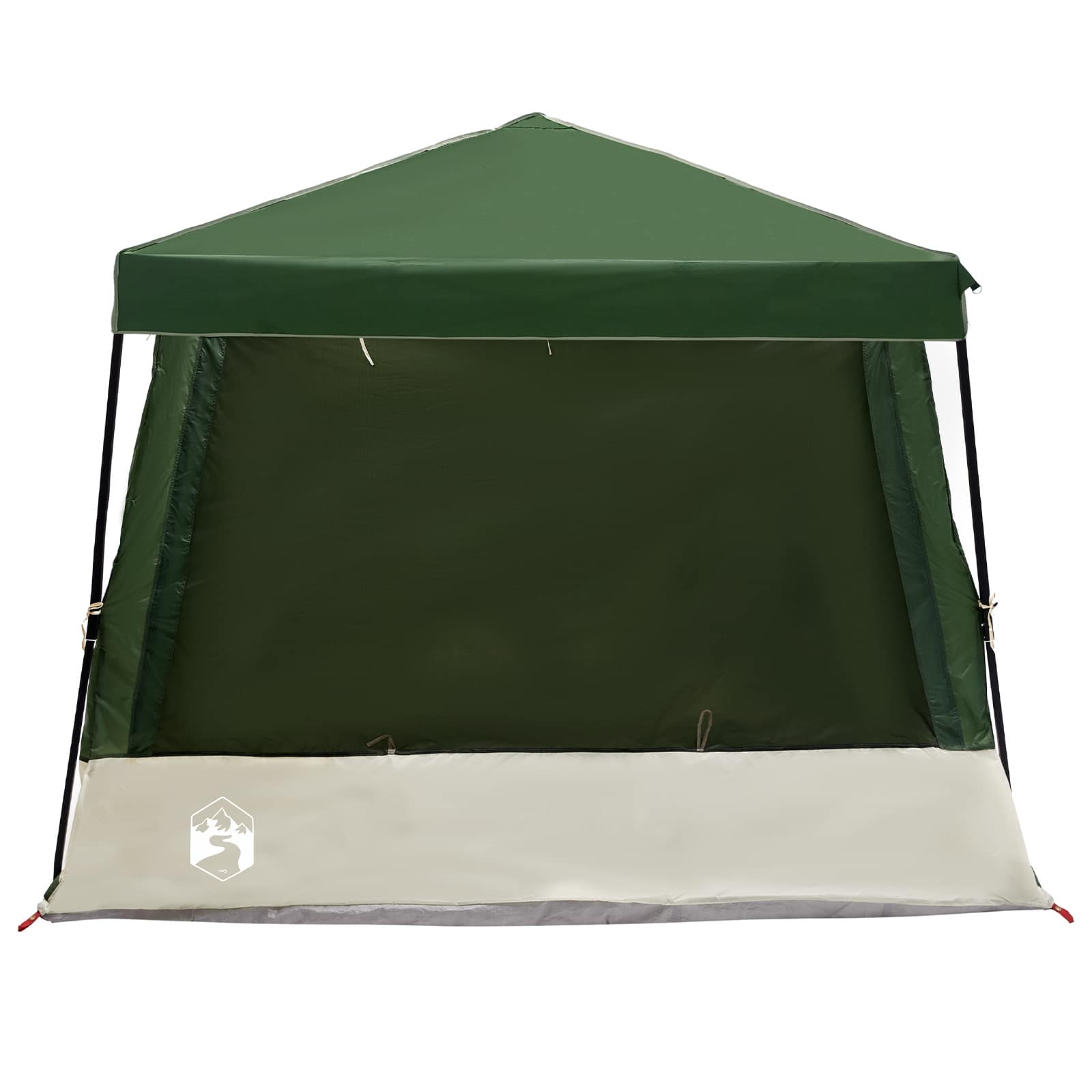 Set di Tende da Campeggio 2 pz 5 persona Verde