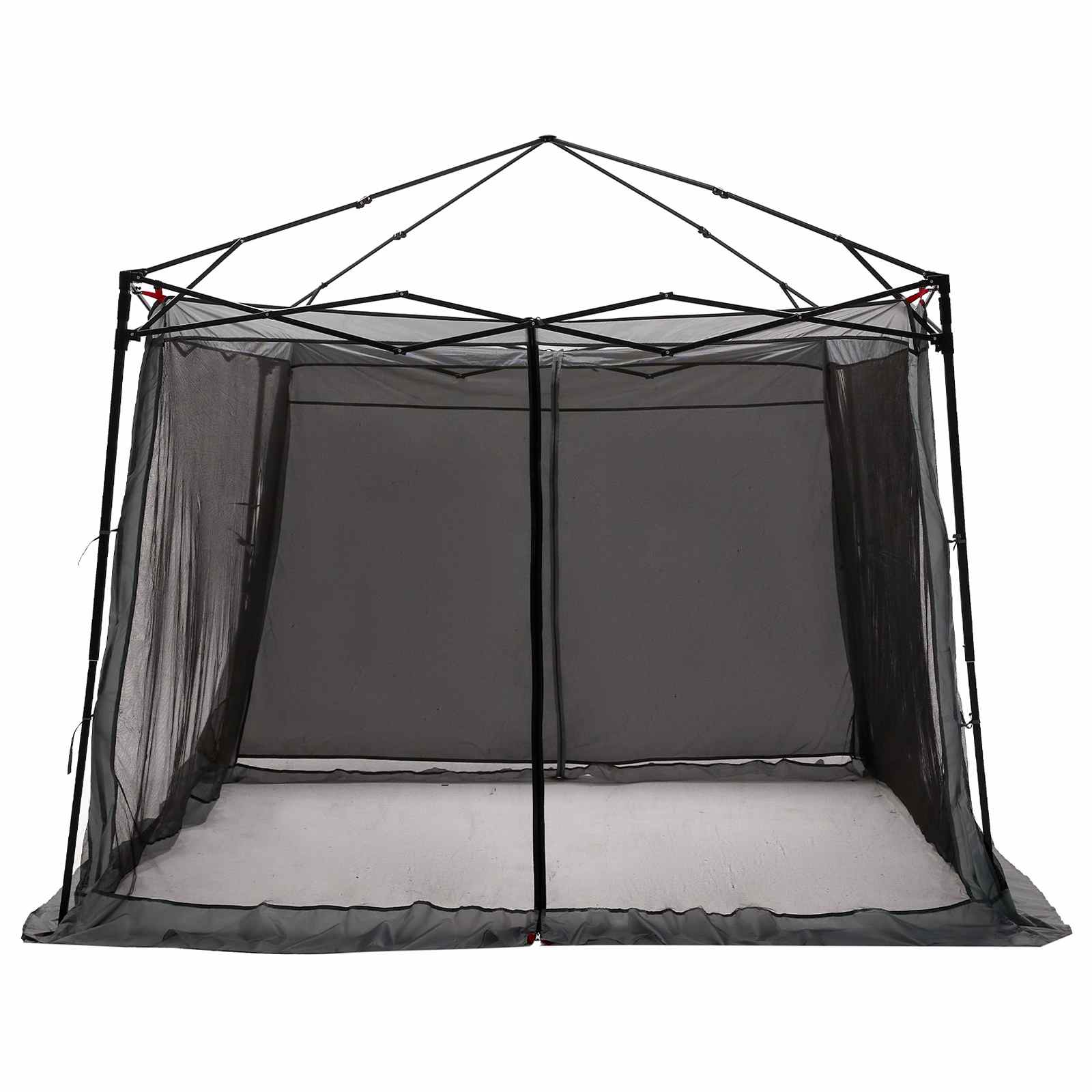 Set di Tende da Campeggio 2 pz 6 persona Grigio e arancione