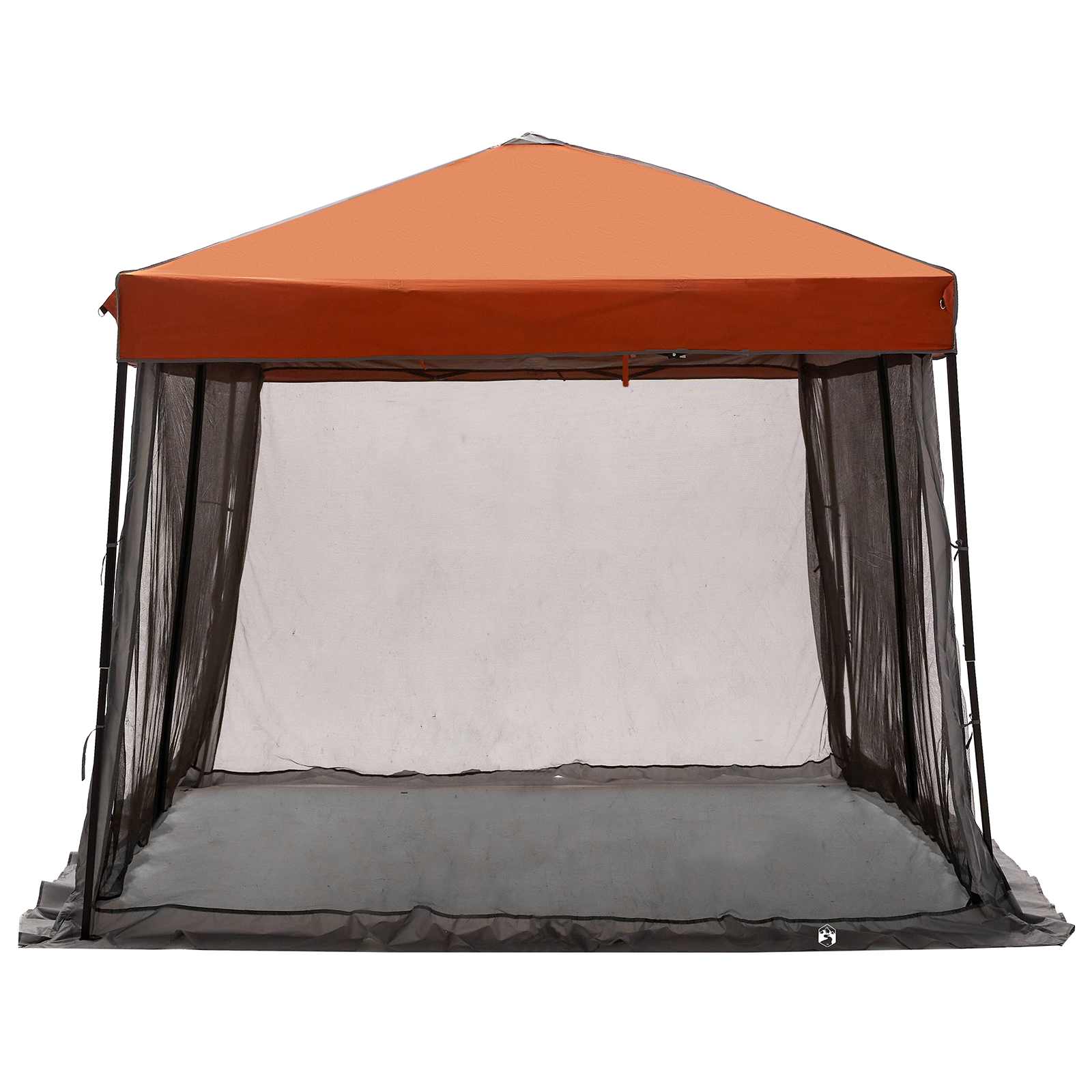 Set di Tende da Campeggio 2 pz 6 persona Grigio e arancione