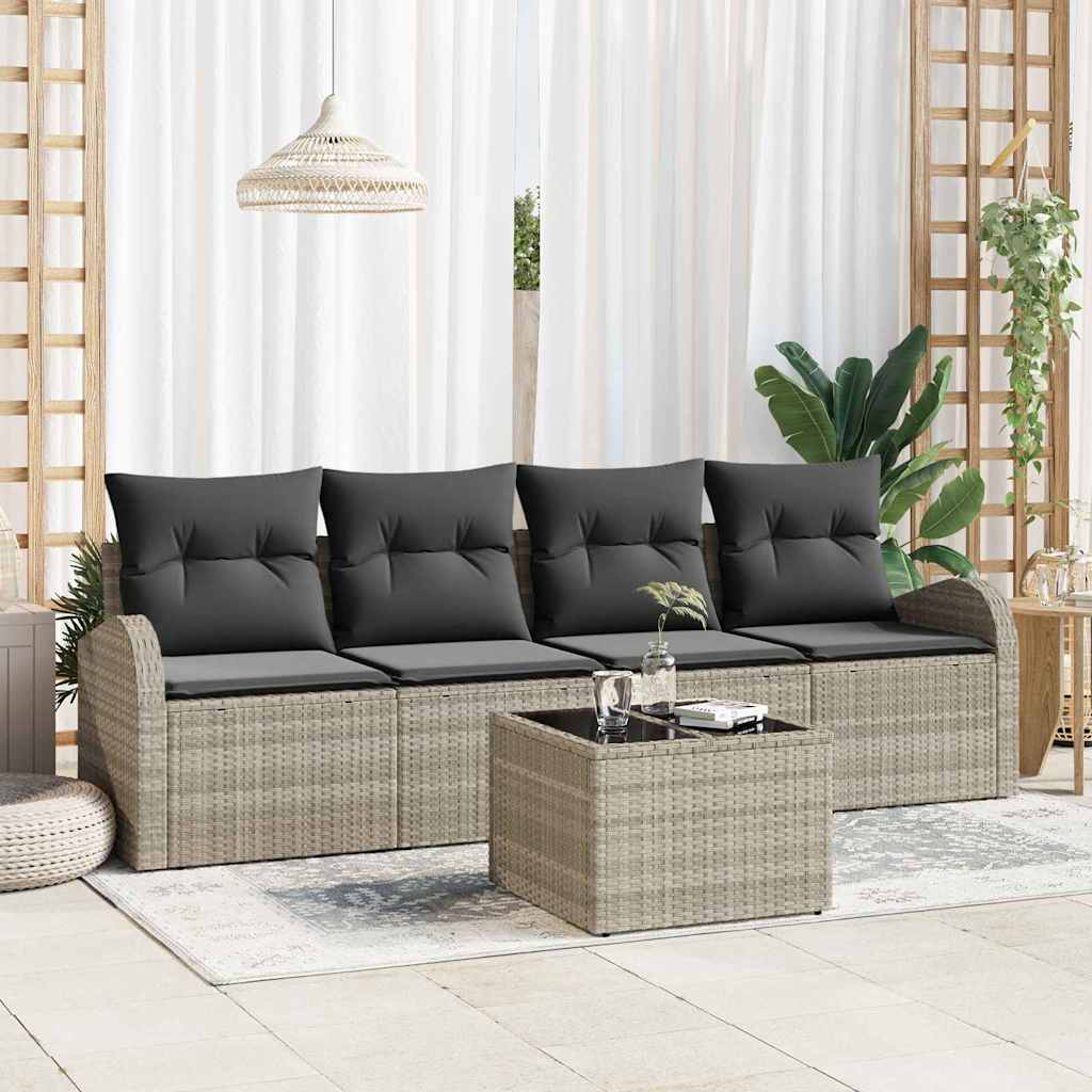 Set Divano da Giardino 5 pcs 4-Seater