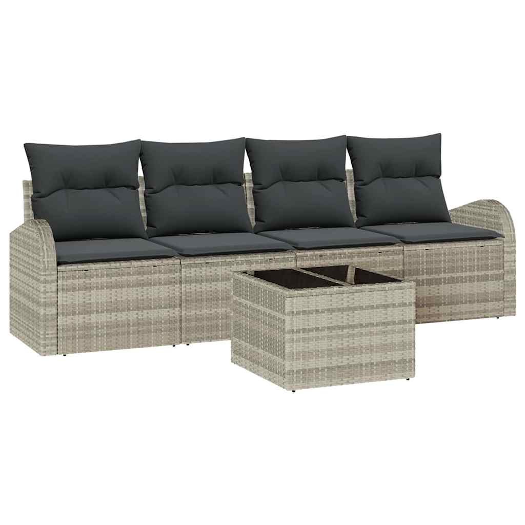 Set Divano da Giardino 5 pcs 4-Seater