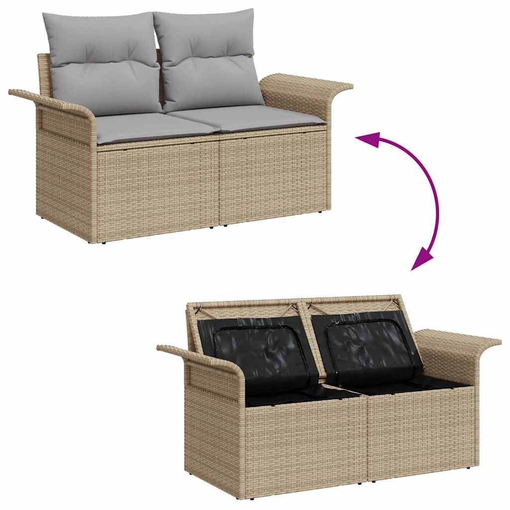 Set Divano da Giardino 5 pz 4-Numero di posti