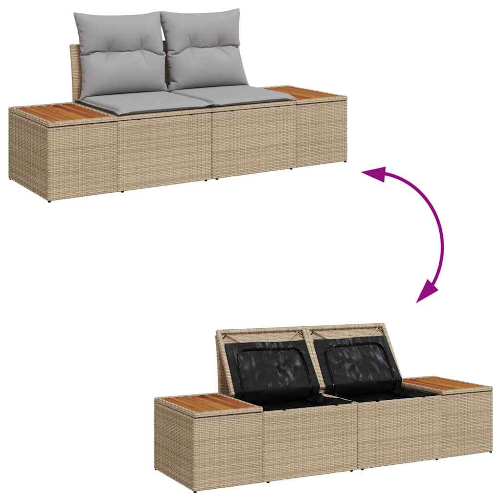 Set Divano da Giardino 4 pz 4-Numero di posti