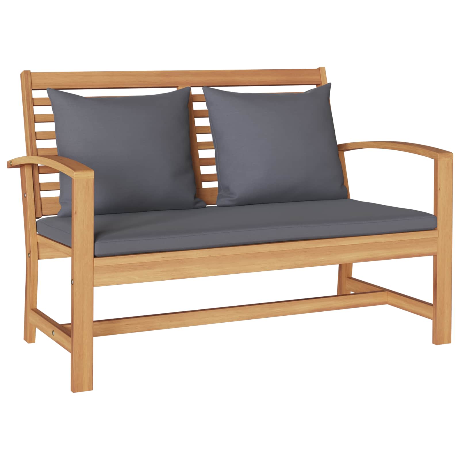 Set Divano da Giardino 5 pz Naturale Legno di teak solido