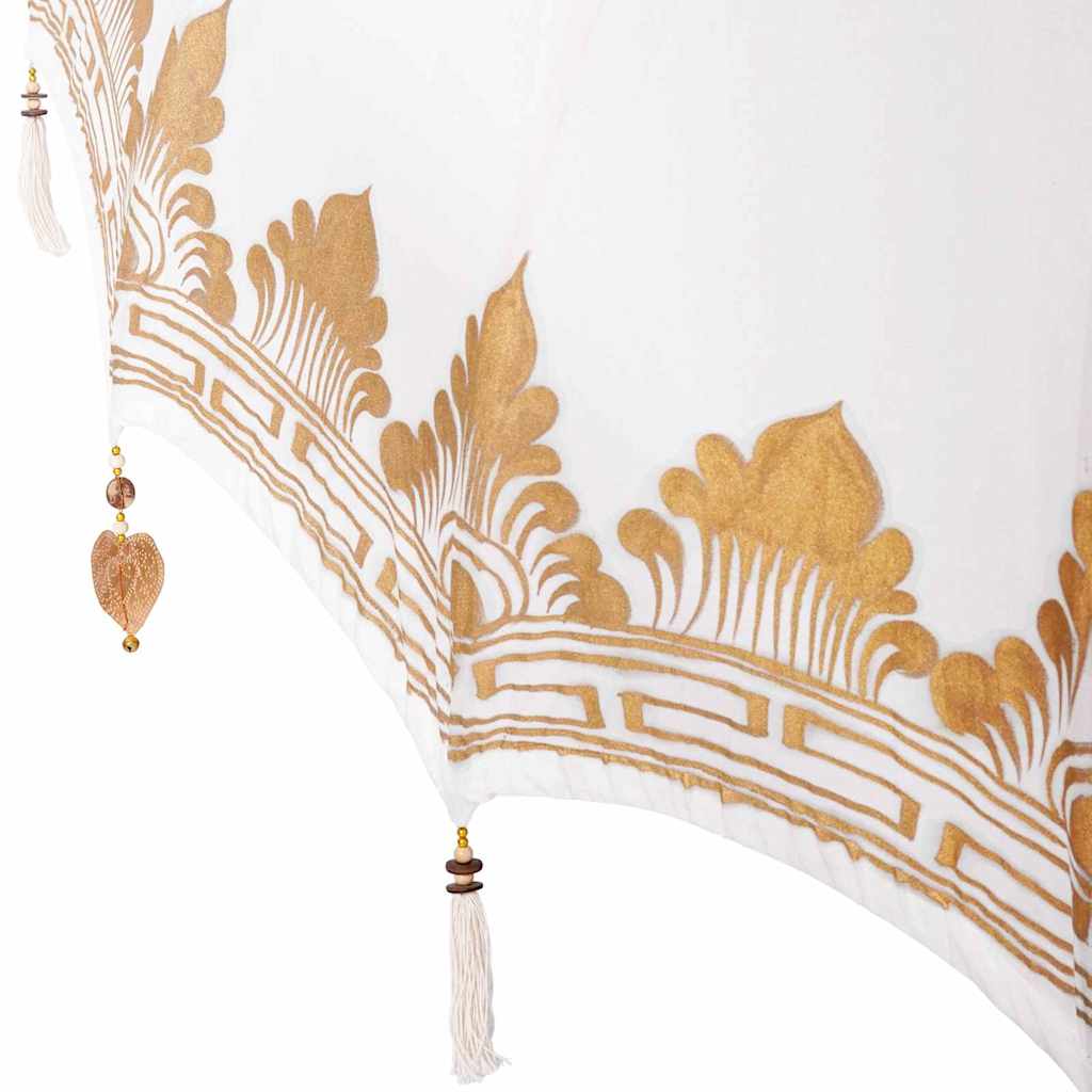 Ombrello balinese con base Crema 185 x 185 x 260 cm