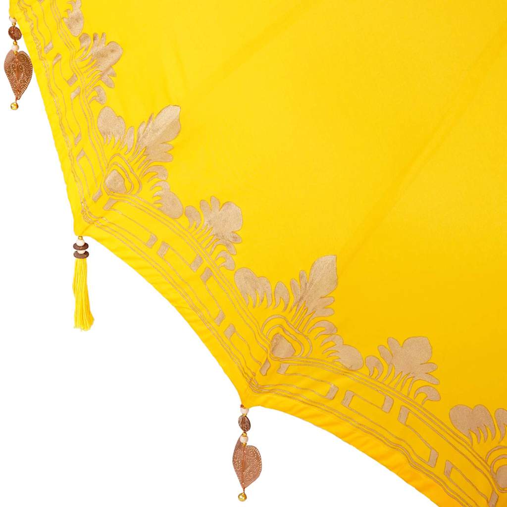 Ombrello balinese con base Giallo 215 x 215 x 260 cm
