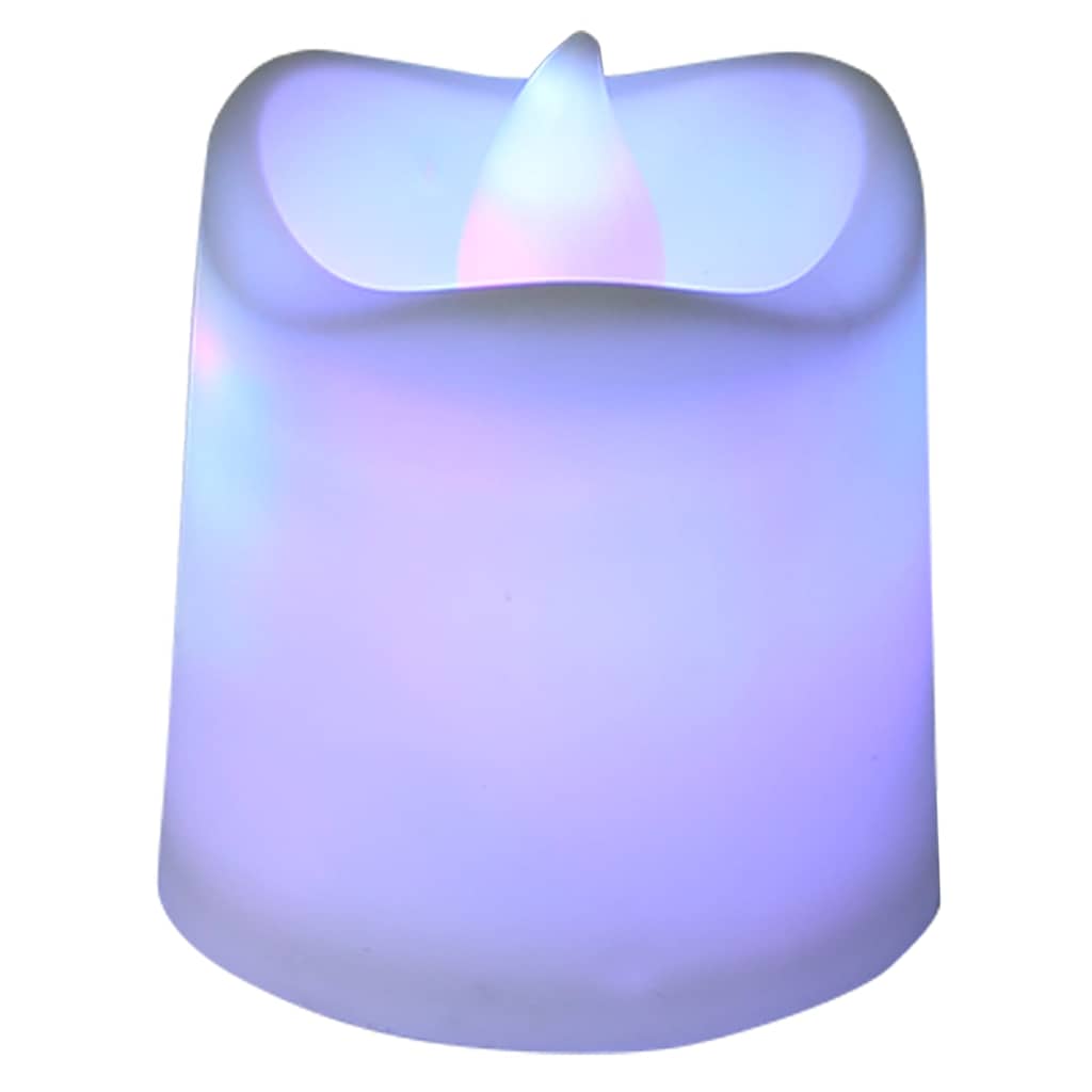 Lumini Elettrici LED Senza Fiamma 24 pz Colorati