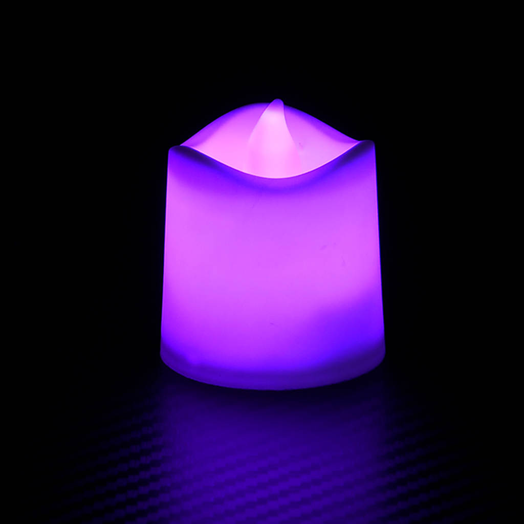 Lumini Elettrici LED Senza Fiamma 24 pz Colorati