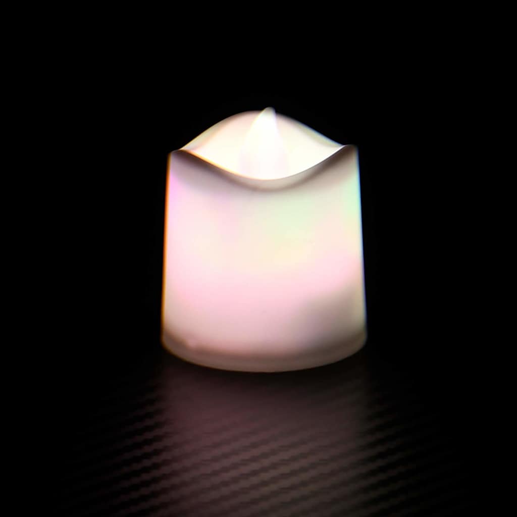 Lumini Elettrici LED Senza Fiamma 24 pz Colorati