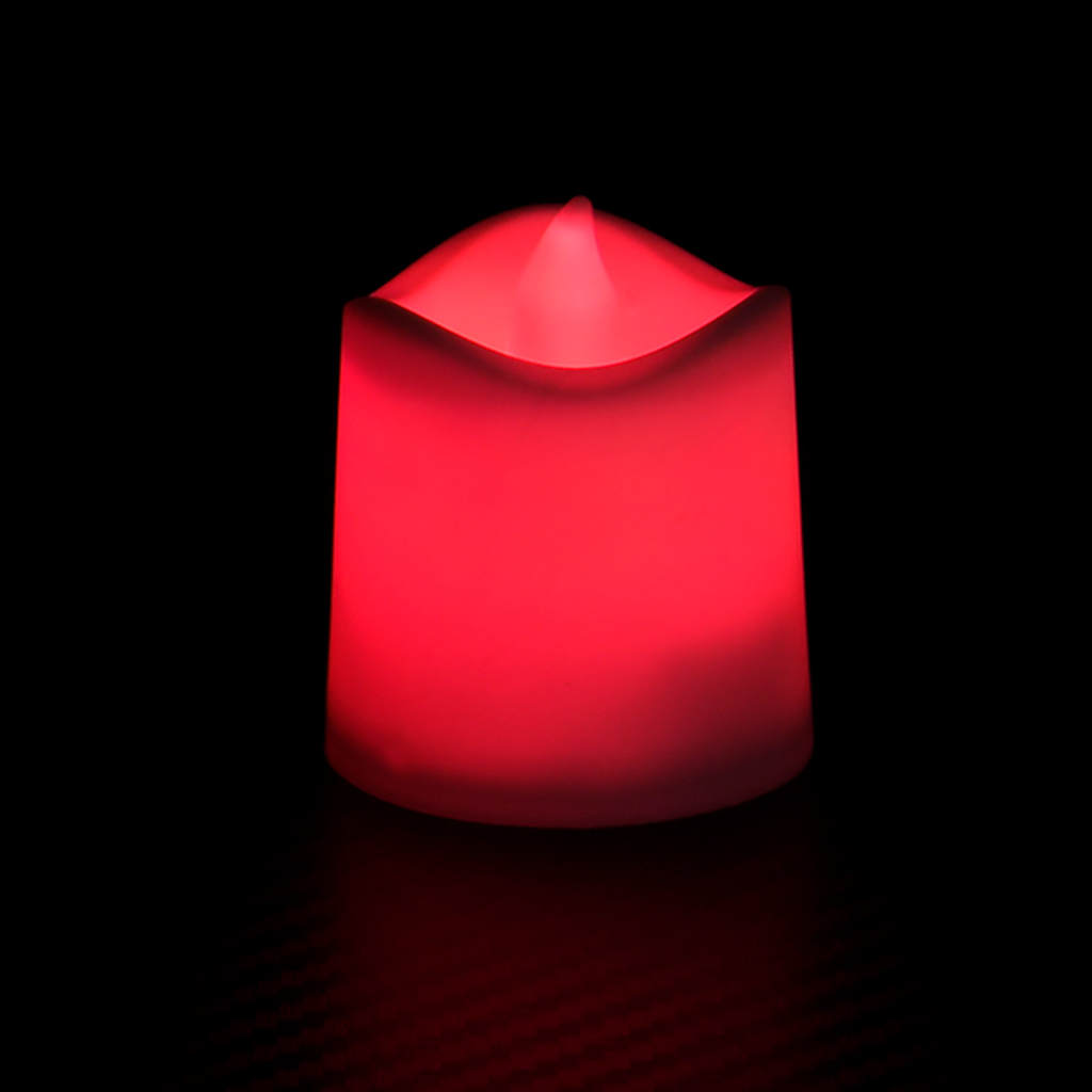 Lumini Elettrici LED Senza Fiamma 24 pz Colorati