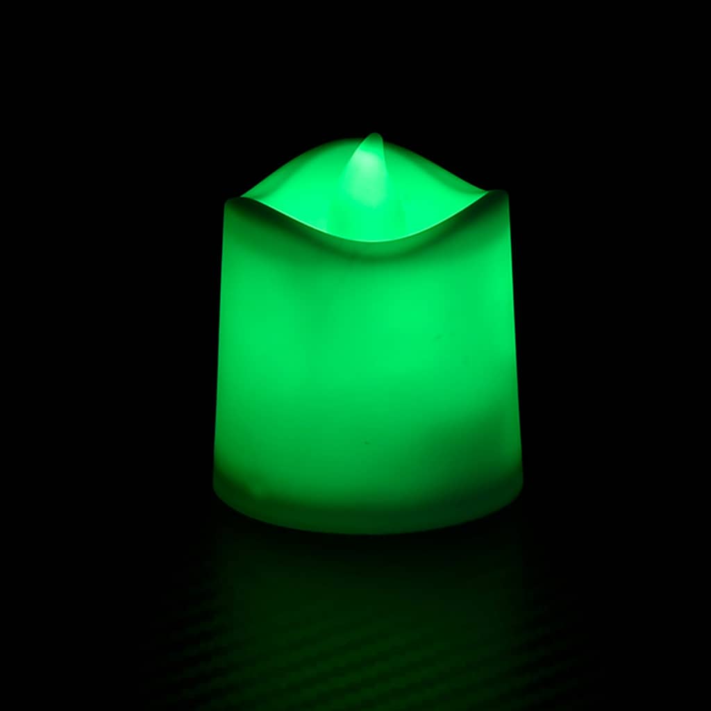 Lumini Elettrici LED Senza Fiamma 24 pz Colorati