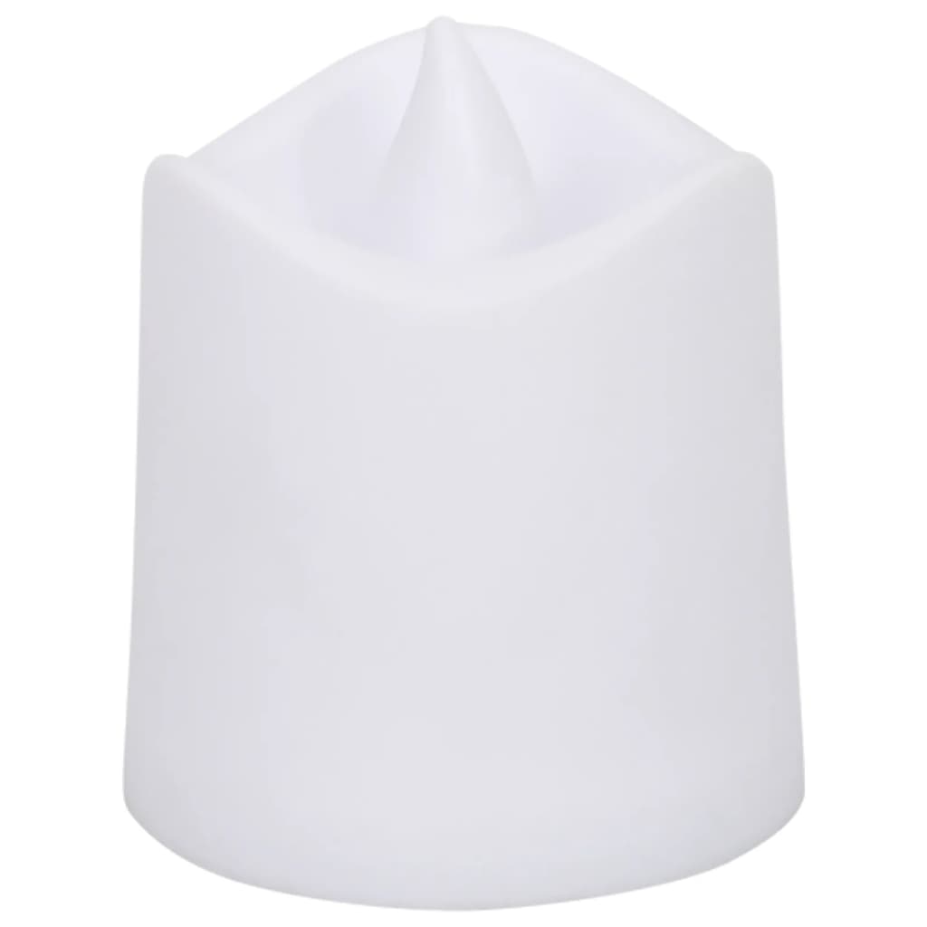 Lumini Elettrici LED Senza Fiamma 50 pz Bianco Caldo
