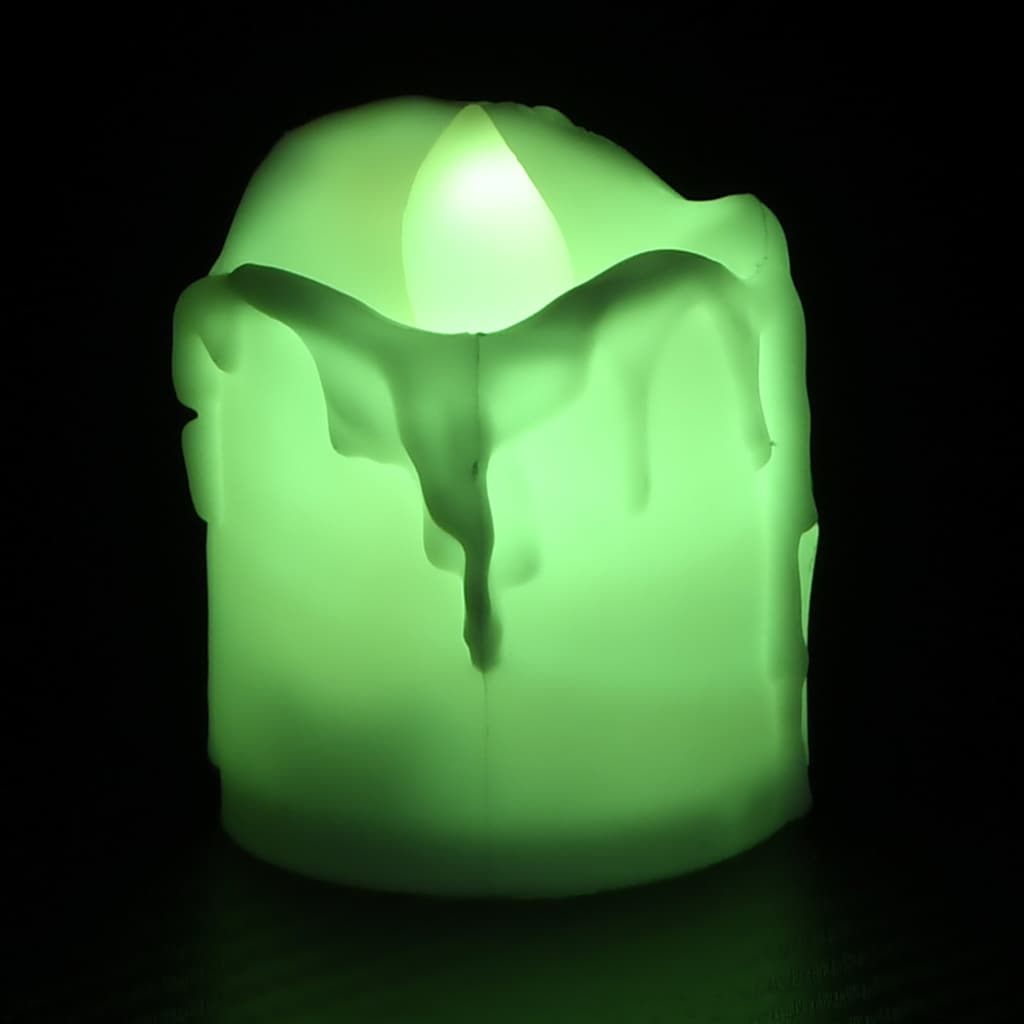 Lumini Elettrici LED Senza Fiamma 24 pz Colorati