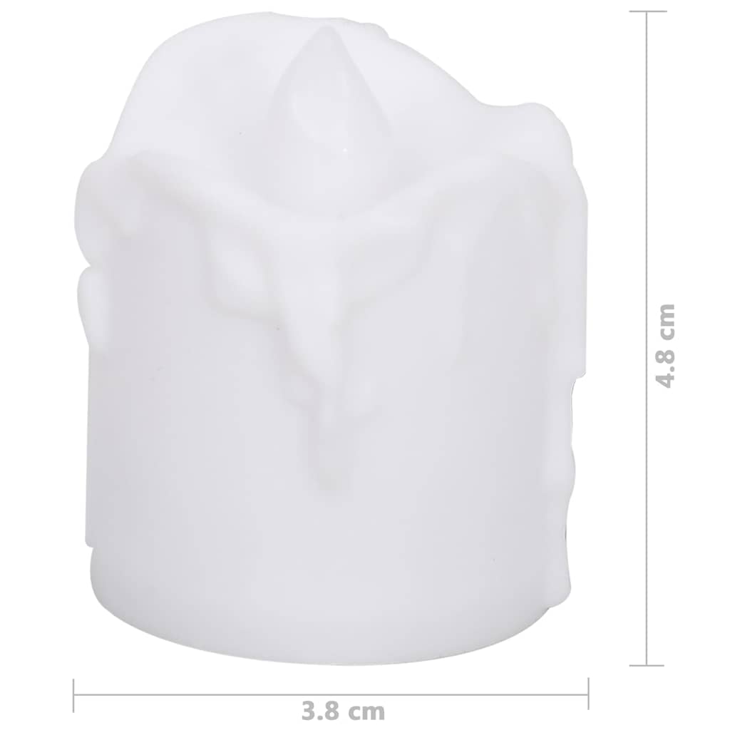 Lumini Elettrici LED Senza Fiamma 24 pz Colorati