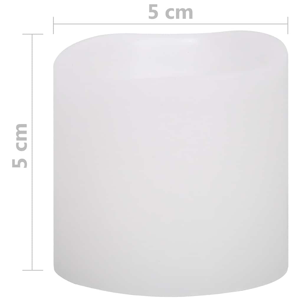 Candele Elettriche a LED 24 pz Bianco Caldo