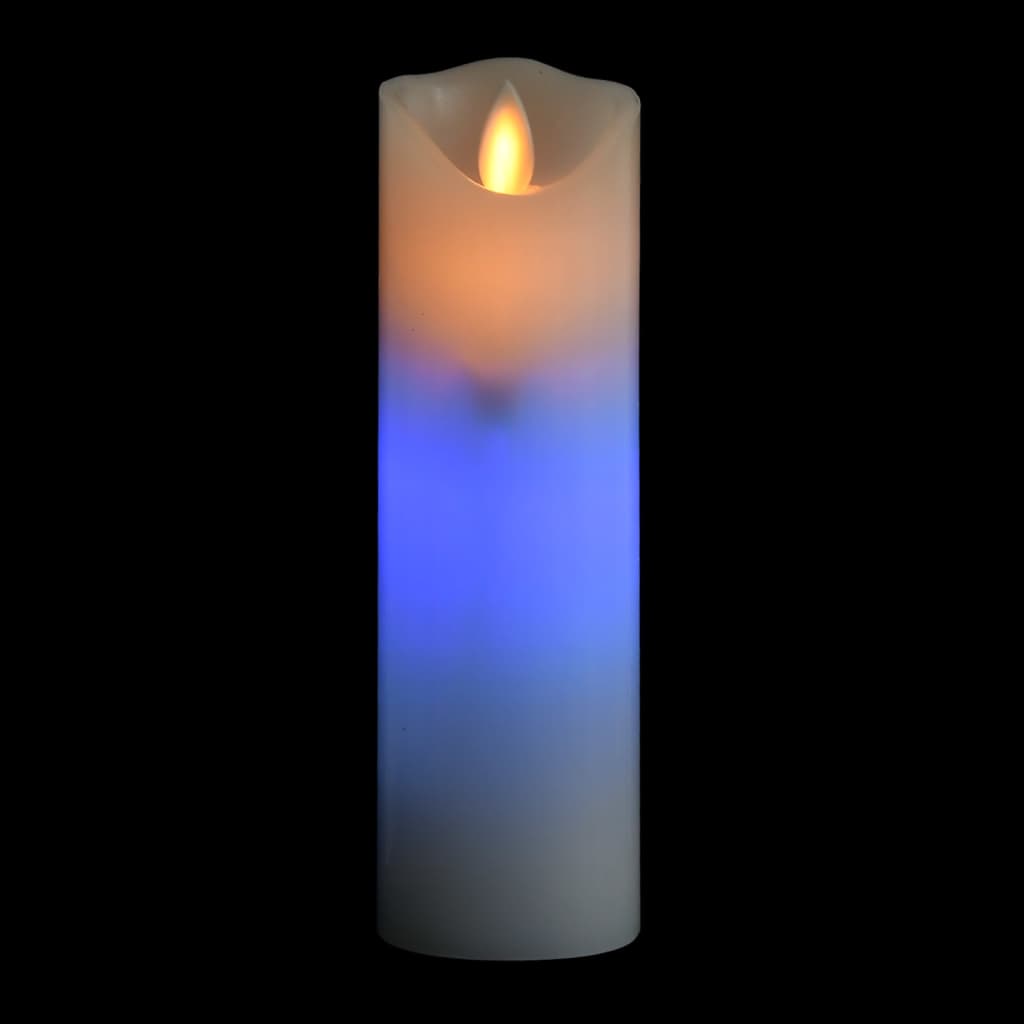 Set Candele Elettriche a LED 5 pz con Telecomando Colorato