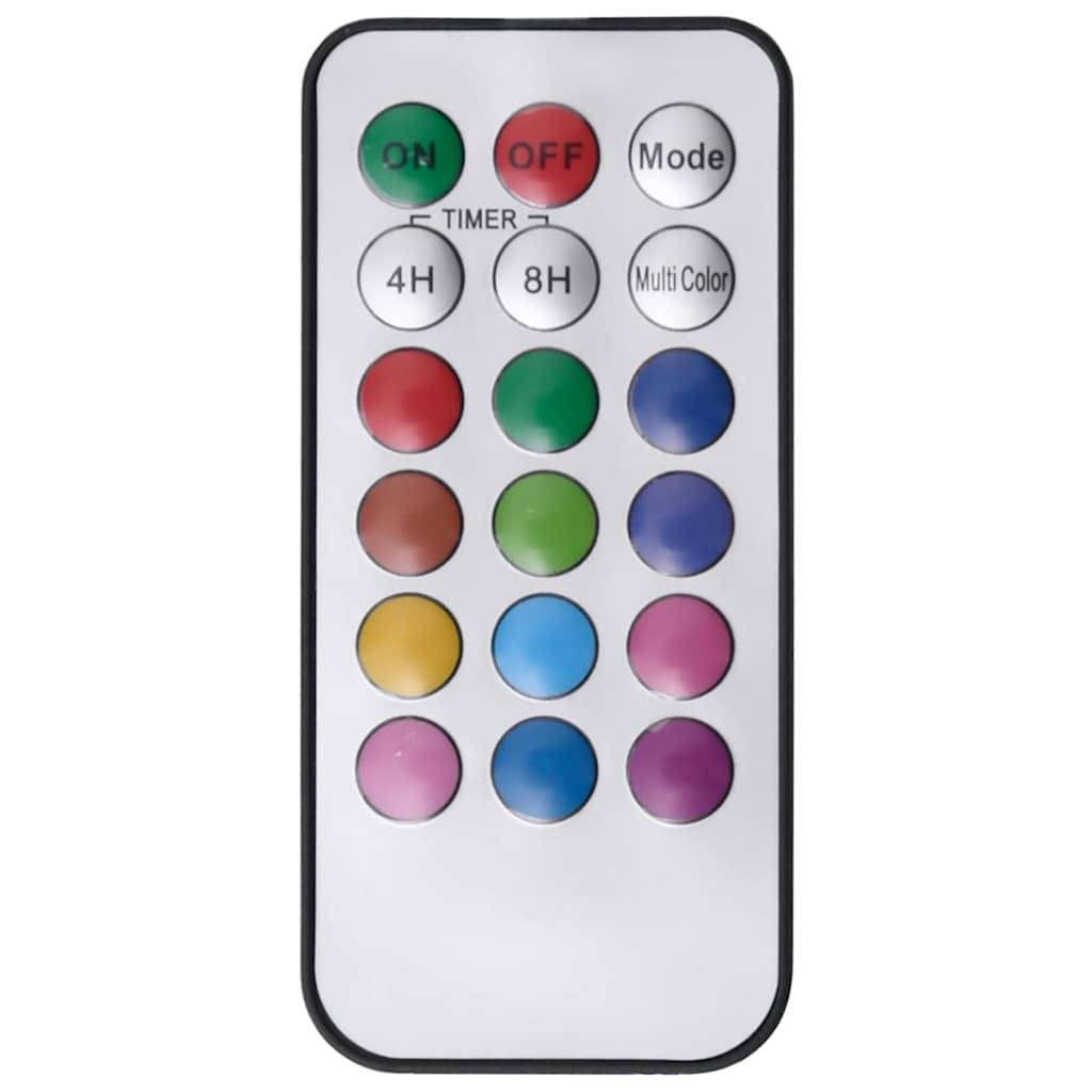 Set Candele Elettriche a LED 5 pz con Telecomando Colorato