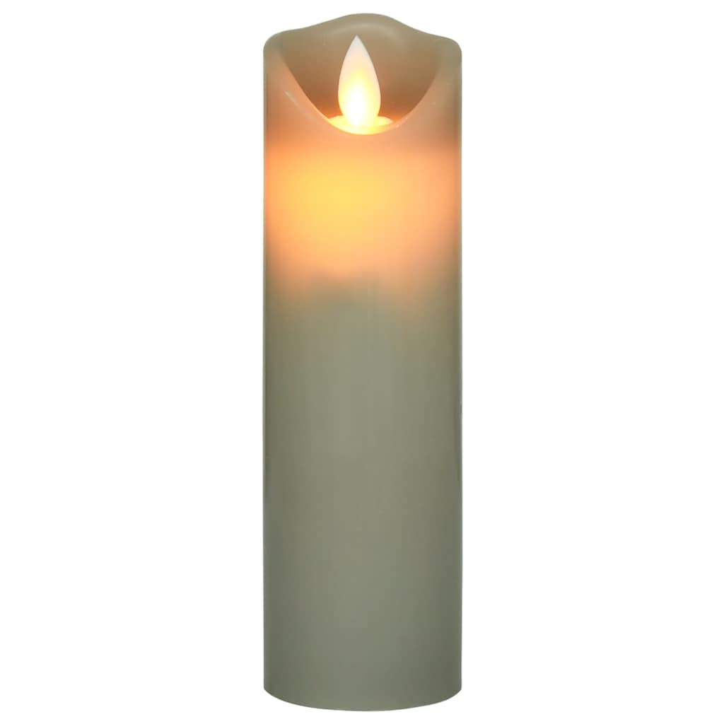 Set Candele Elettriche a LED 5 pz con Telecomando Bianco Caldo