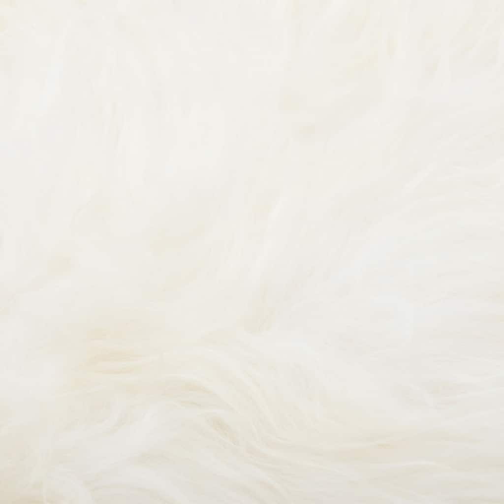 Fodera per Sedia in Pelle di Pecora Islandese Crema 70x110 cm