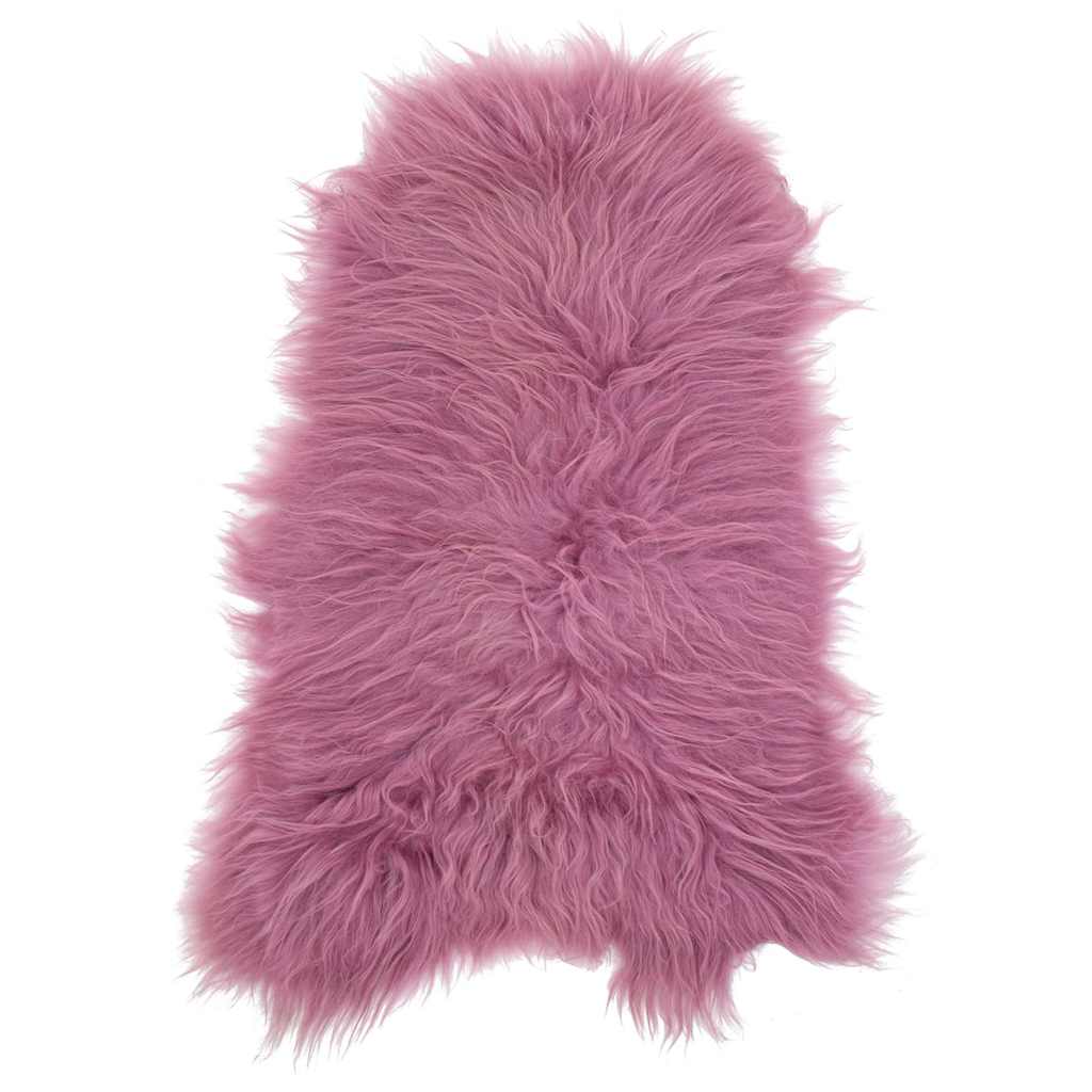 Fodera per Sedia in Pelle di Pecora Islandese Rosa 70x110 cm