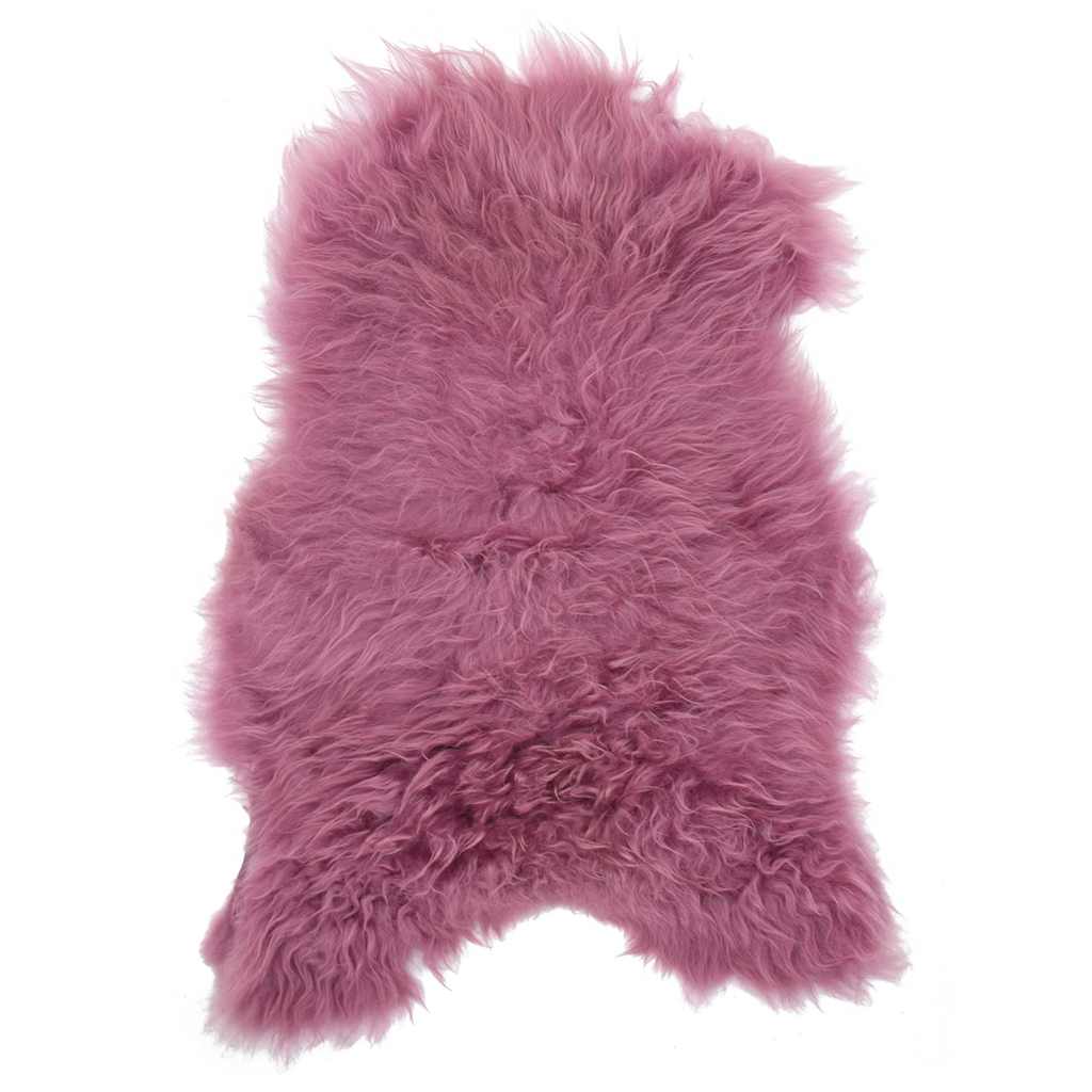 Fodera per Sedia in Pelle di Pecora Islandese Rosa 70x110 cm