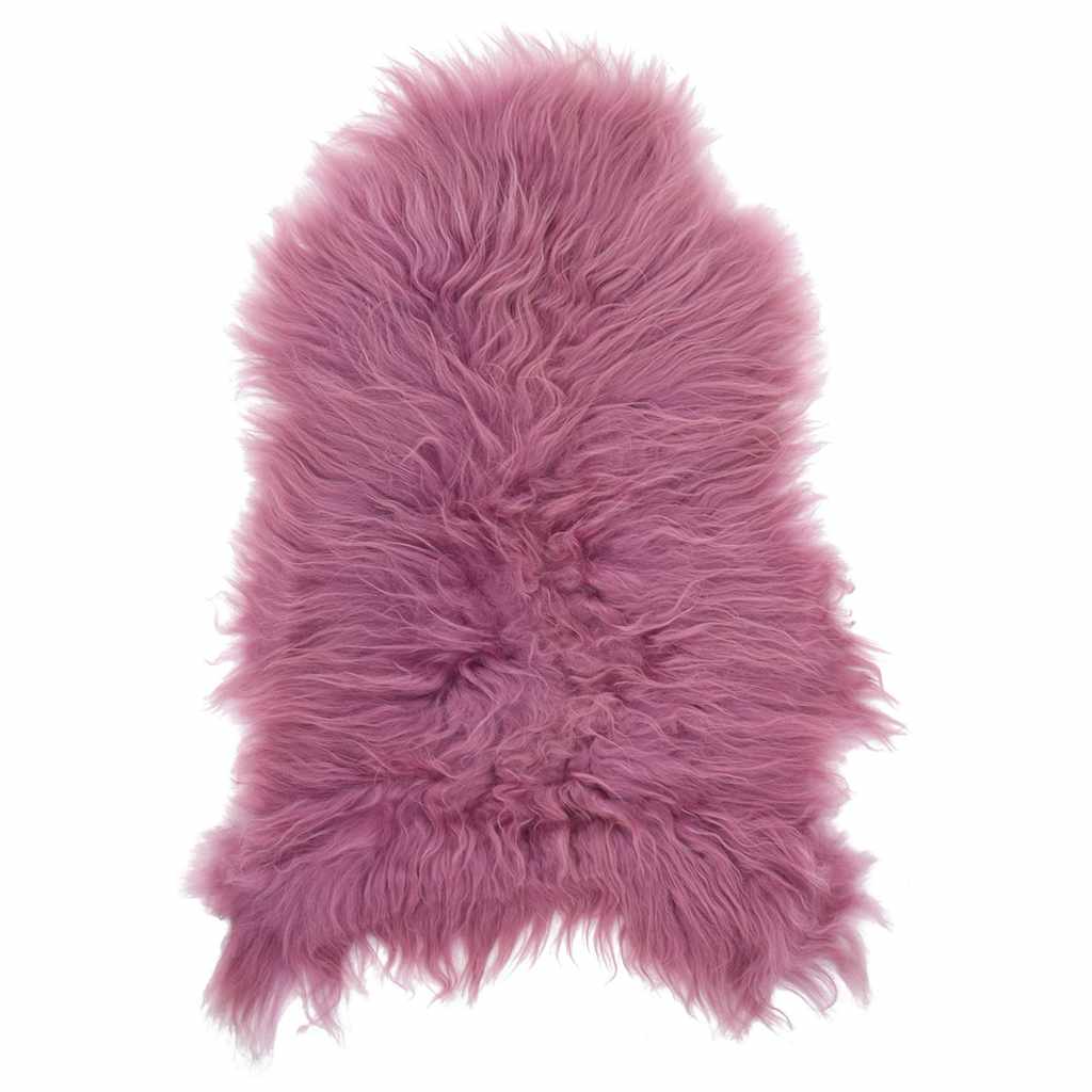 Fodera per Sedia in Pelle di Pecora Islandese Rosa 70x110 cm