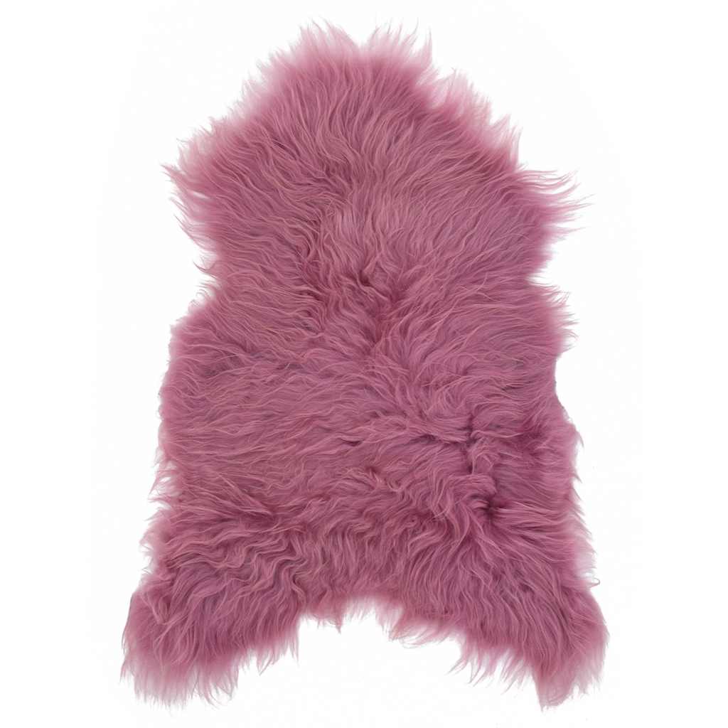 Fodera per Sedia in Pelle di Pecora Islandese Rosa 70x110 cm