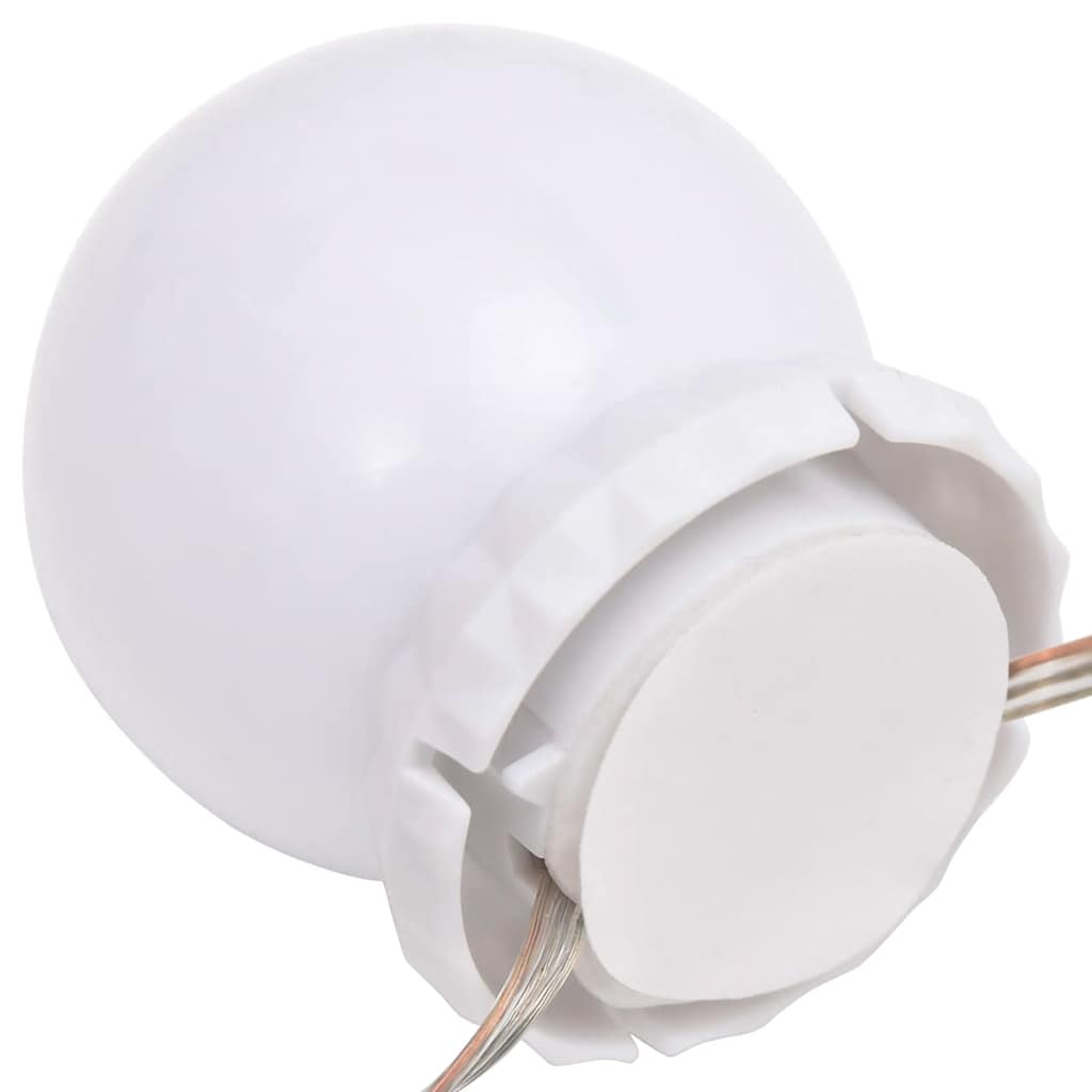 Applique Specchio 8 Lampadine LED Bianco Caldo e Bianco Freddo