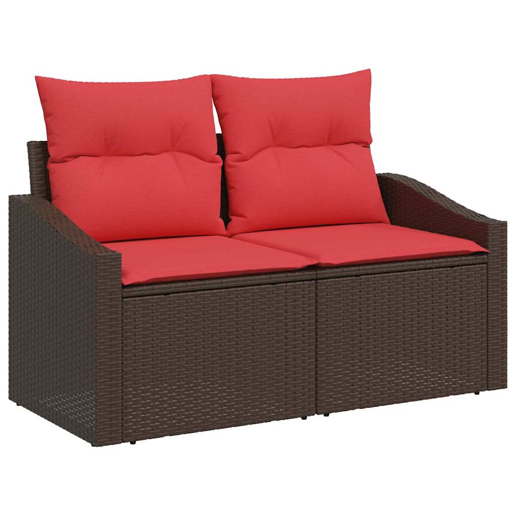 Set Divano da Giardino 6 pz polyrattan