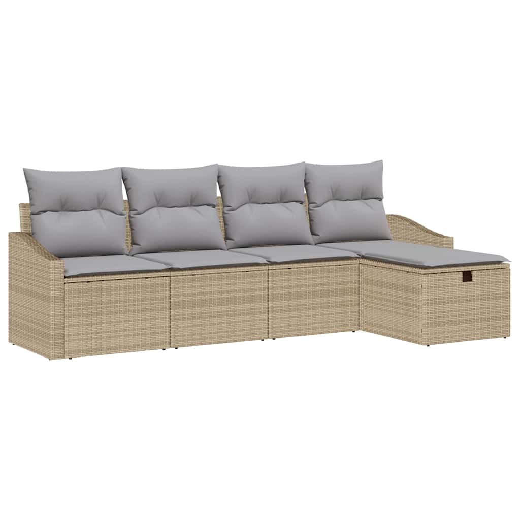 Set di divani 6 pz polyrattan