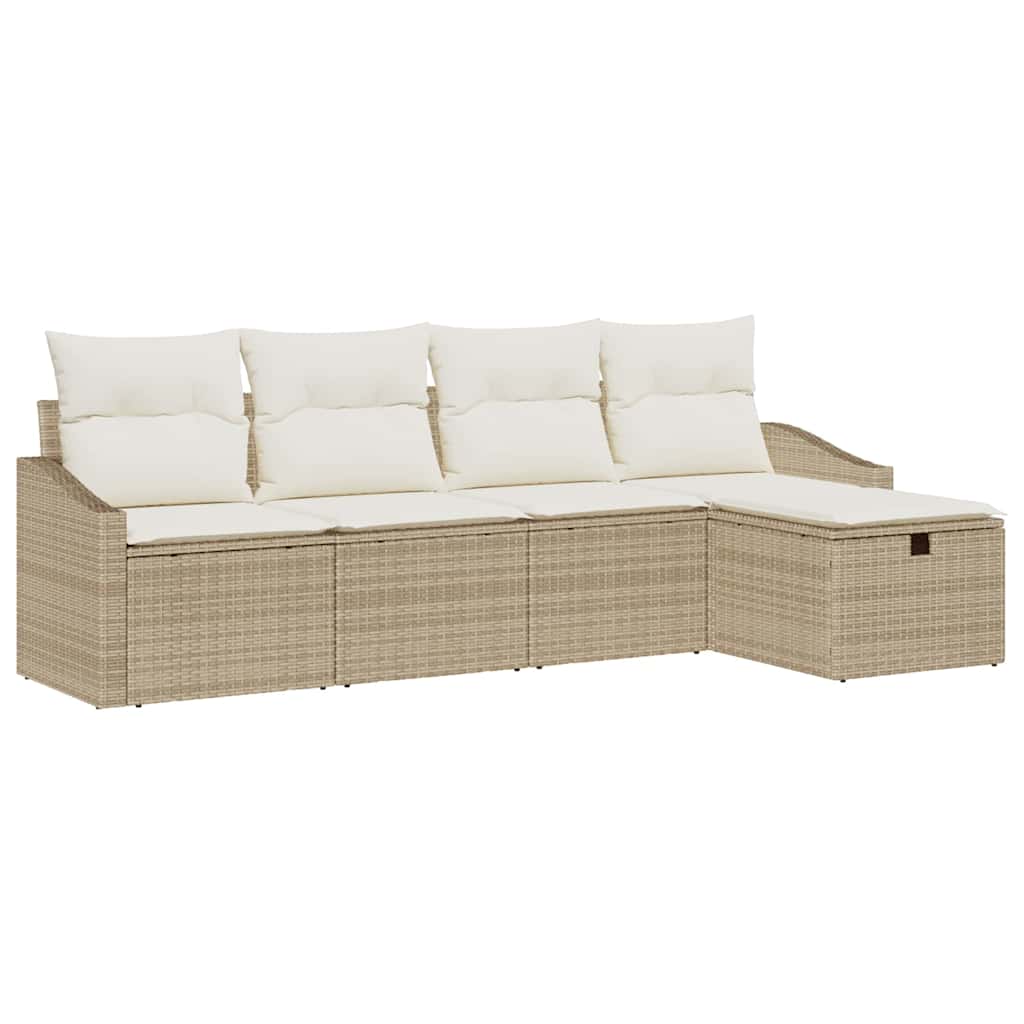 Set di divani 6 pz polyrattan