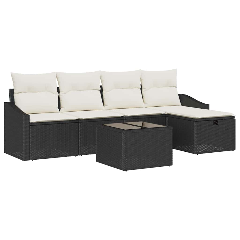 Set di divani 5 pz polyrattan