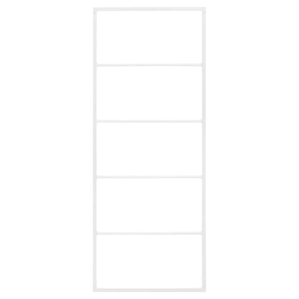 Portasciugamani Bianco 45x10x115 cm Acciaio
