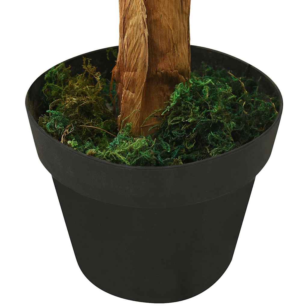 Albero di Banane Artificiale con Vaso 160 cm Verde
