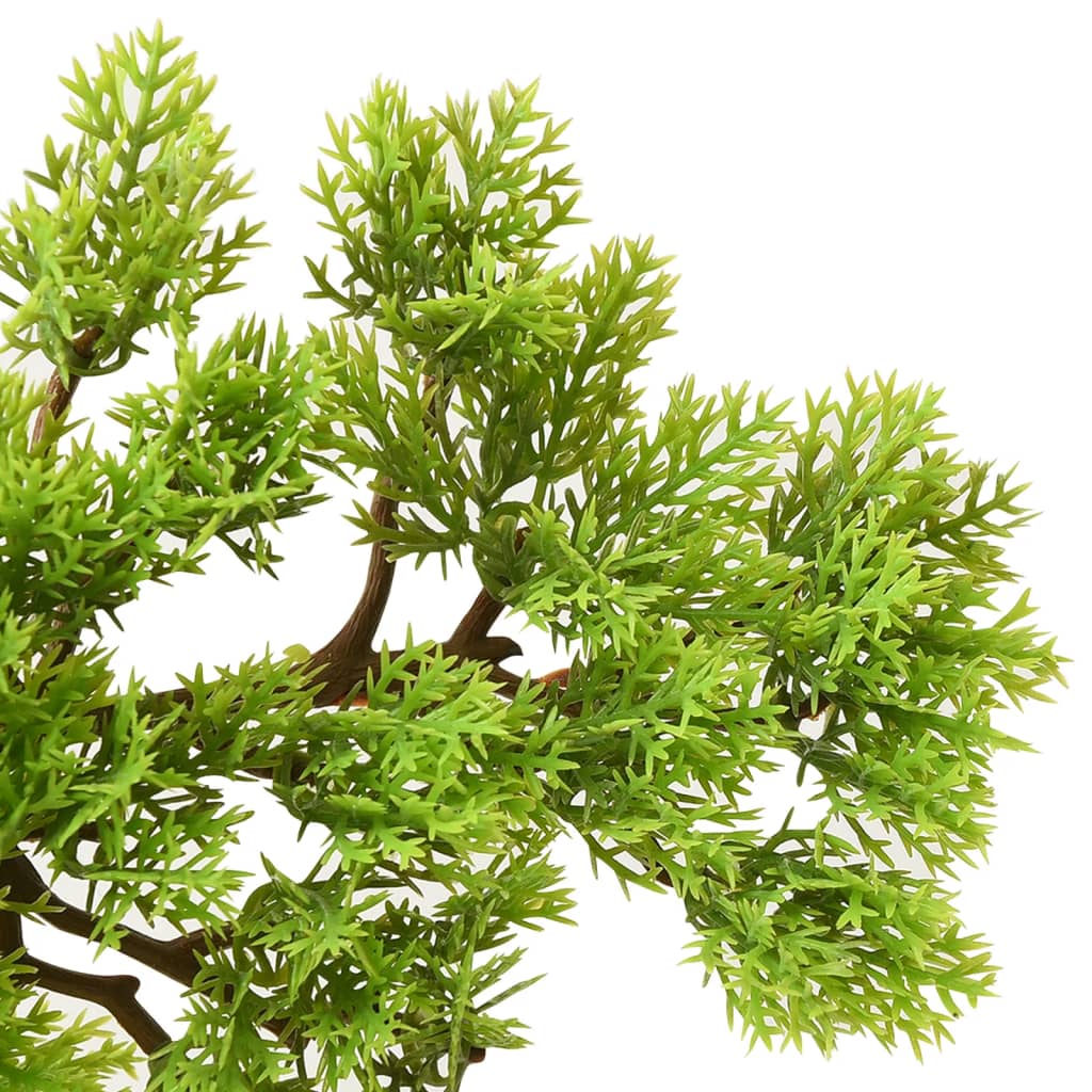 Bonsai di Cipresso Artificiale con Vaso 60 cm Verde
