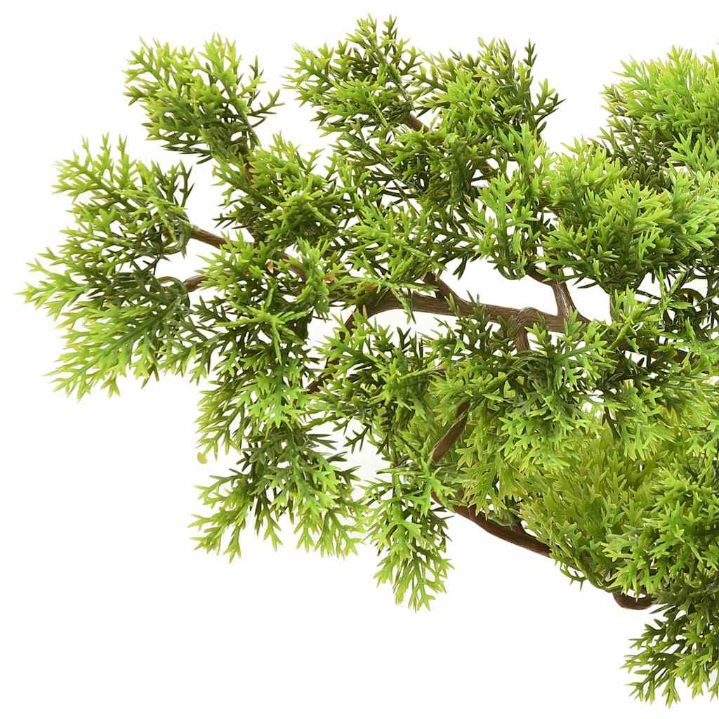 Bonsai di Cipresso Artificiale con Vaso 60 cm Verde